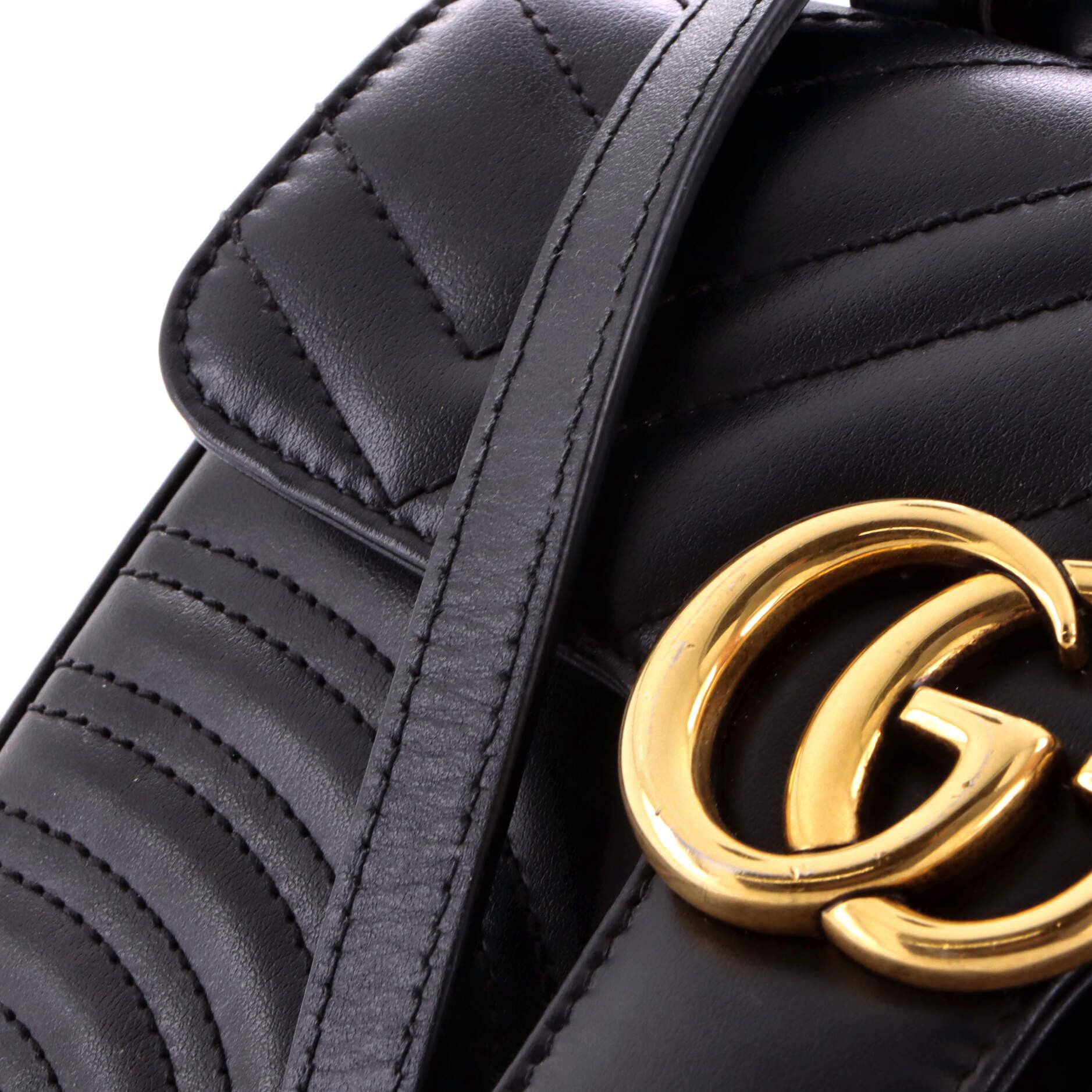 Gucci GG Marmont Top Handle Flap Bag Size ONE SIZE - 7 Thumbnail