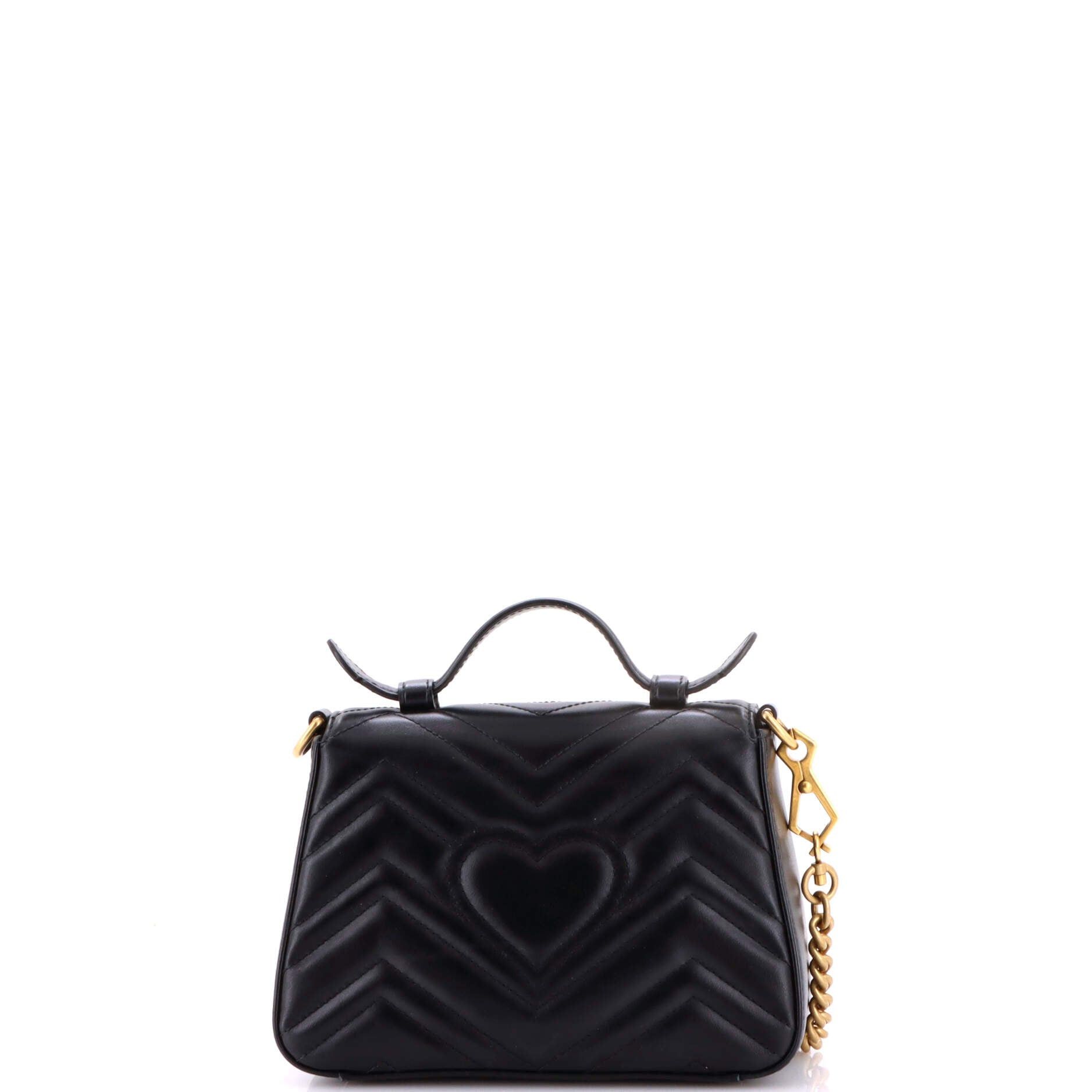 Gucci GG Marmont Top Handle Flap Bag Size ONE SIZE - 3 Thumbnail