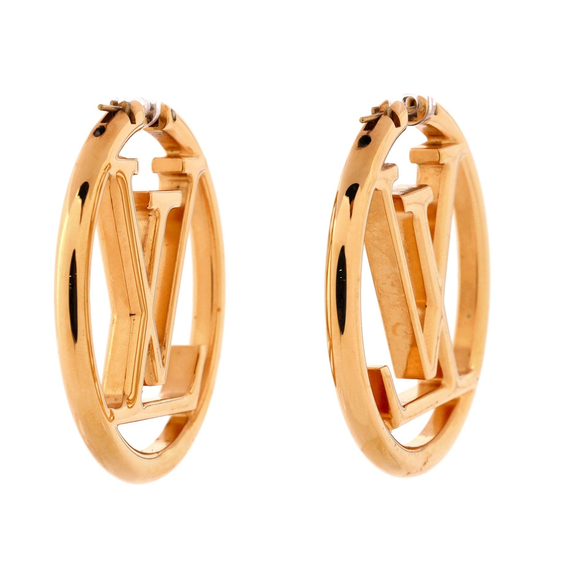 Louis Vuitton Louise Hoop Earrings Size ONE SIZE - 3 Thumbnail