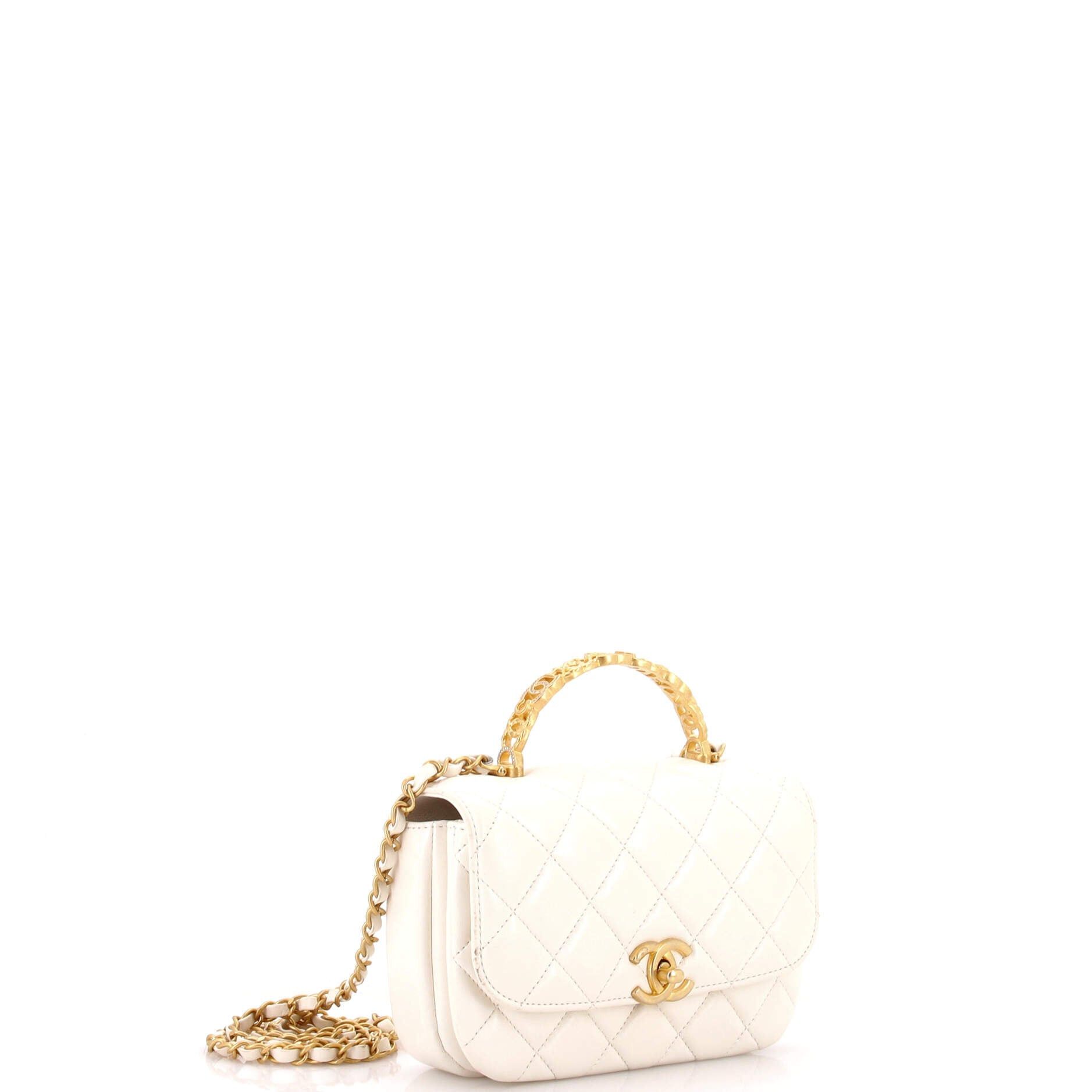 Chanel CC Logo Top Handle Flap Bag Size ONE SIZE - 2 Thumbnail