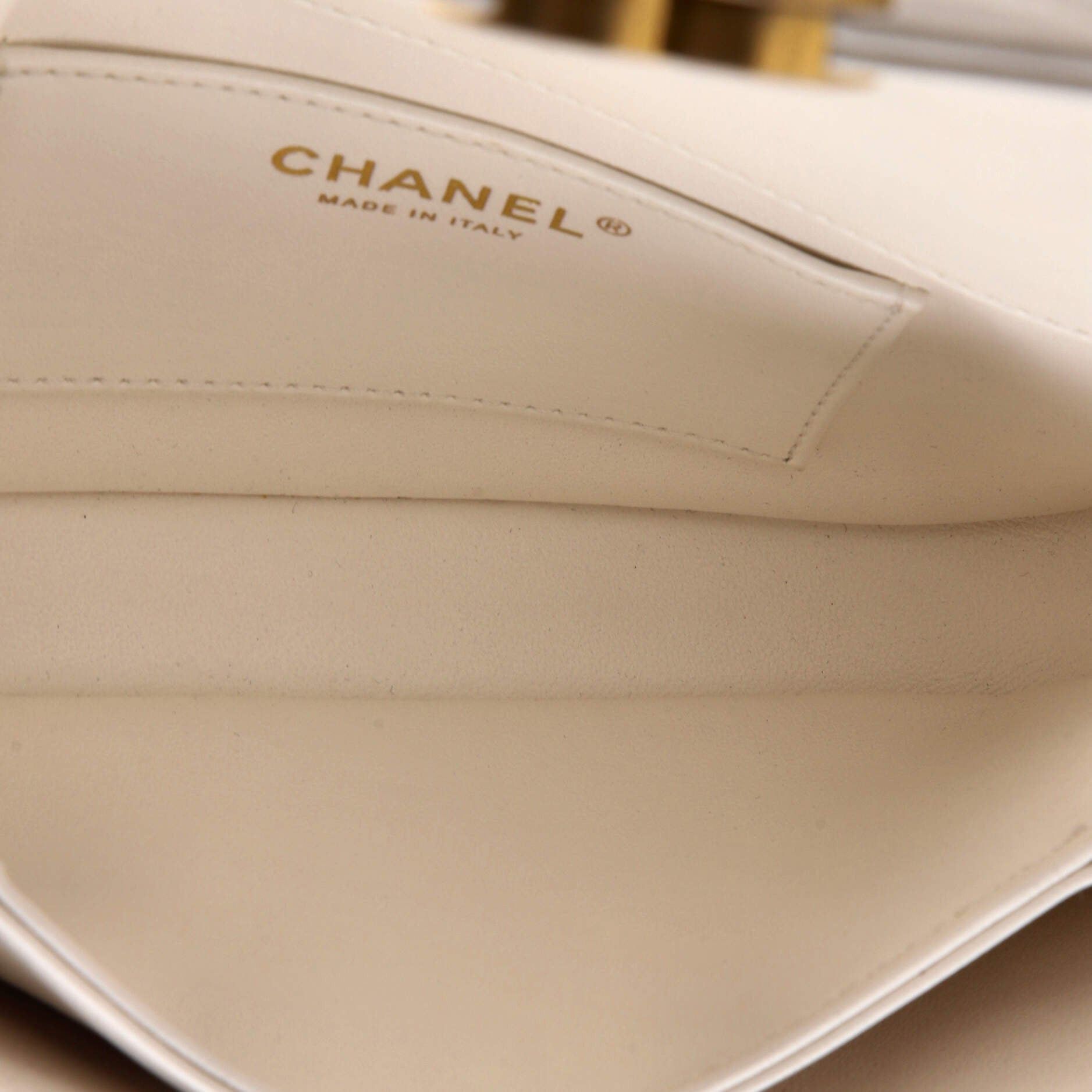 Chanel CC Logo Top Handle Flap Bag Size ONE SIZE - 5 Thumbnail