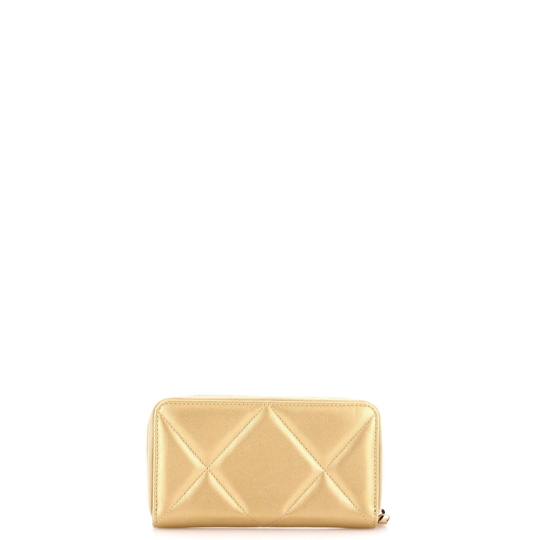 Chanel 19 Zip Around Wallet Size ONE SIZE - 3 Thumbnail