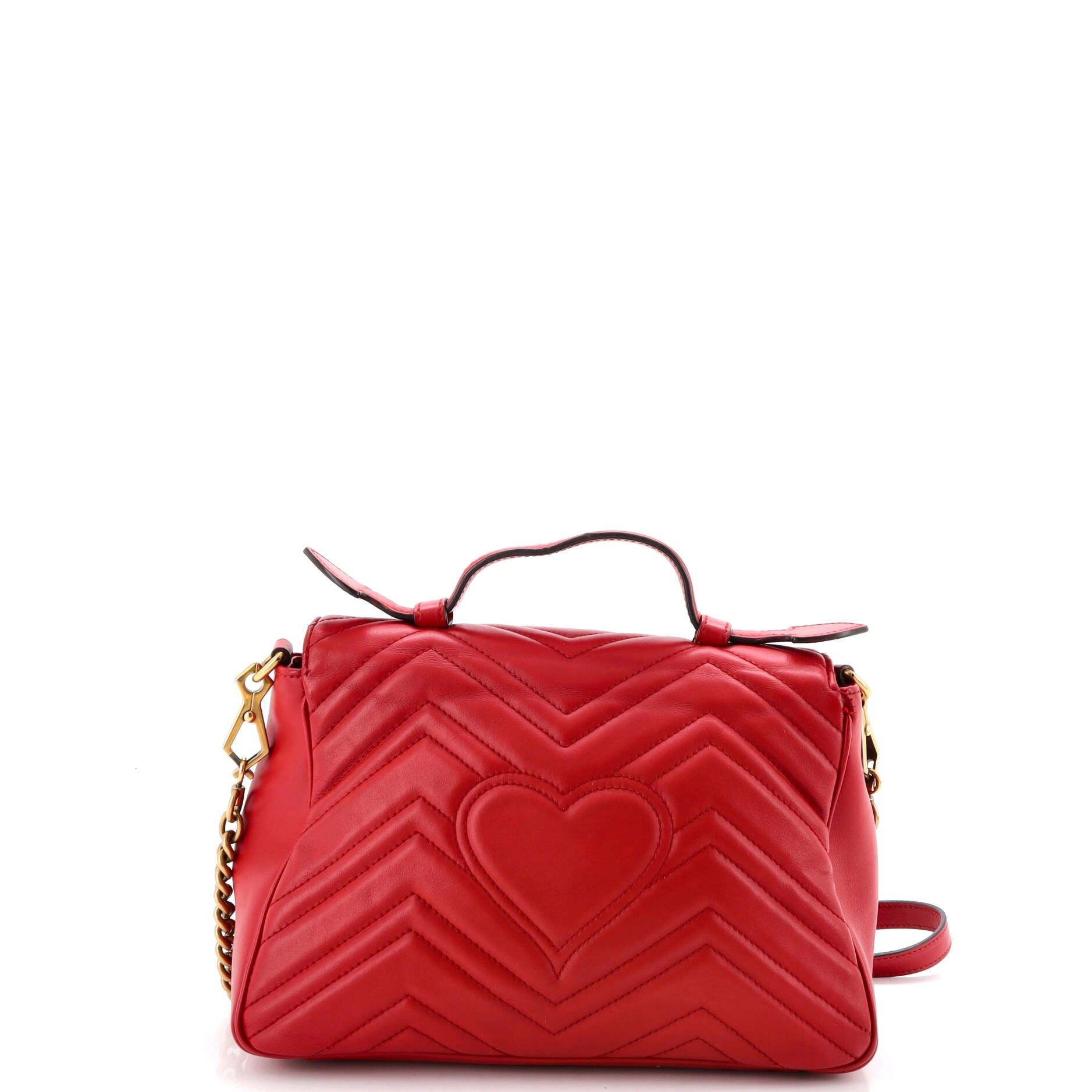 Gucci GG Marmont Top Handle Flap Bag Size ONE SIZE - 3 Thumbnail
