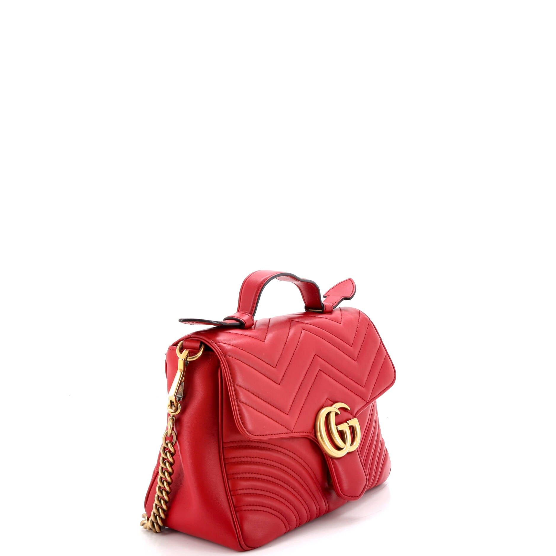 Gucci GG Marmont Top Handle Flap Bag Size ONE SIZE - 2 Thumbnail