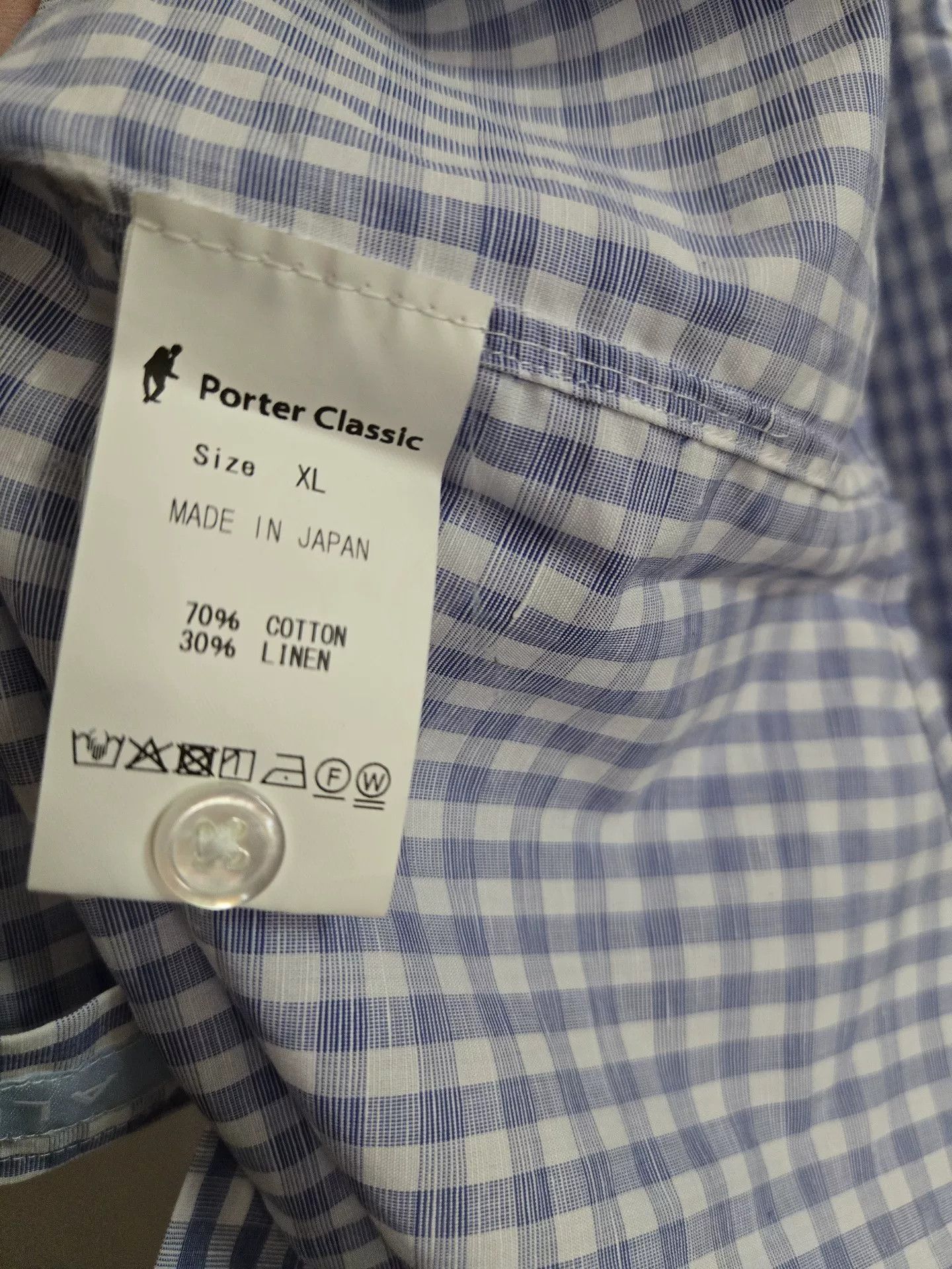 Porter Classic Porter Classic White Purple Check Shirt Size US XL / EU 56 / 4 - 3 Thumbnail