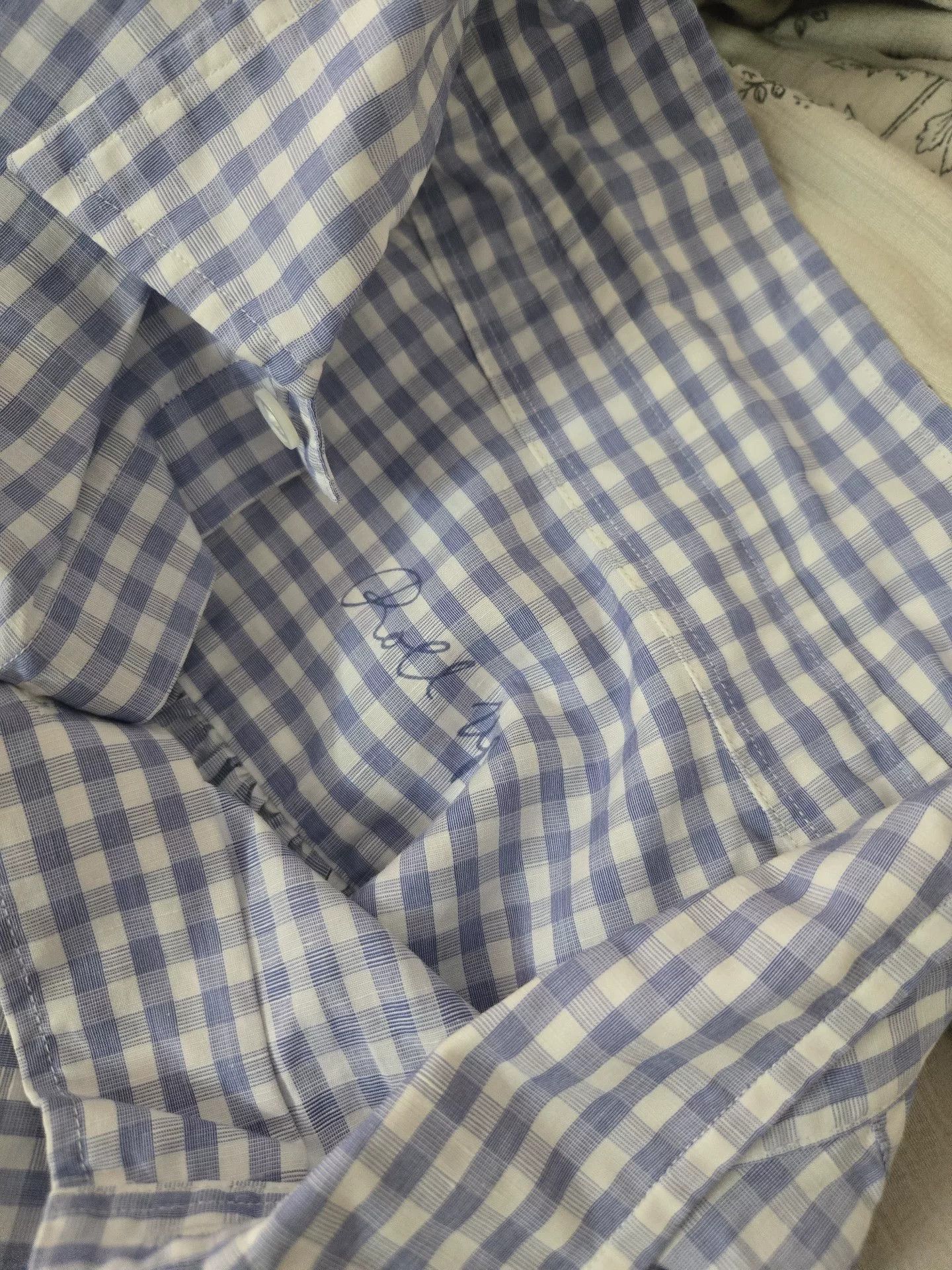Porter Classic Porter Classic White Purple Check Shirt Size US XL / EU 56 / 4 - 5 Thumbnail