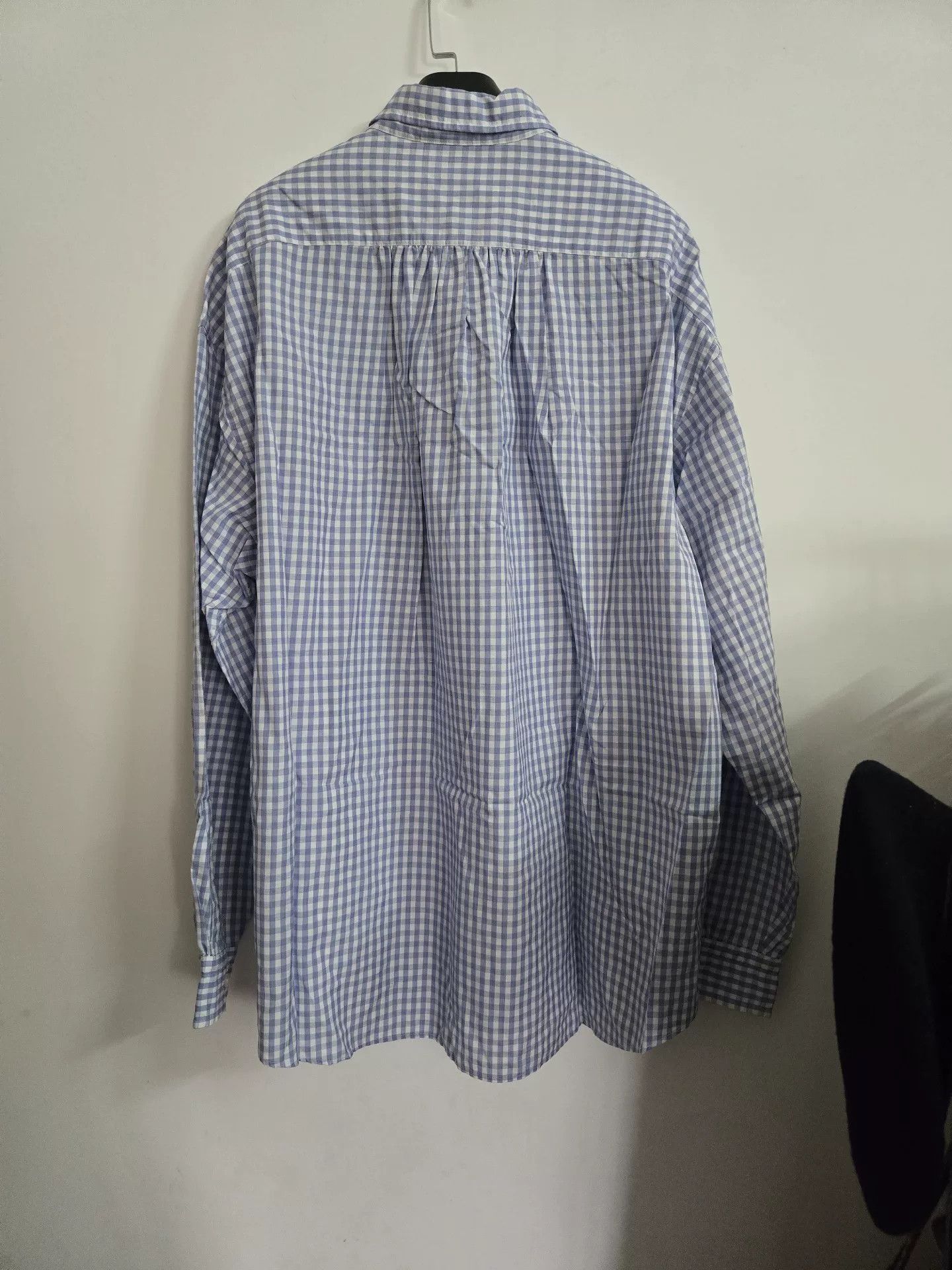 Porter Classic Porter Classic White Purple Check Shirt Size US XL / EU 56 / 4 - 2 Thumbnail