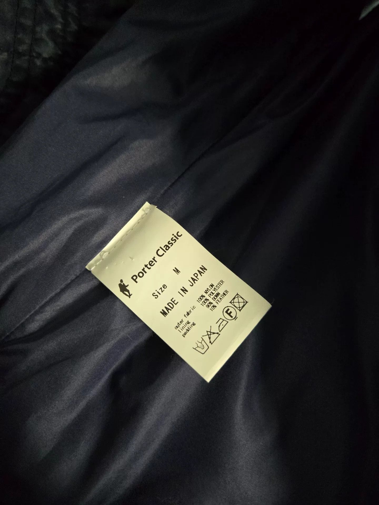 Porter Classic Porter Classic Indigo Dyed Nylon Down Vest Size US M / EU 48-50 / 2 - 4 Thumbnail