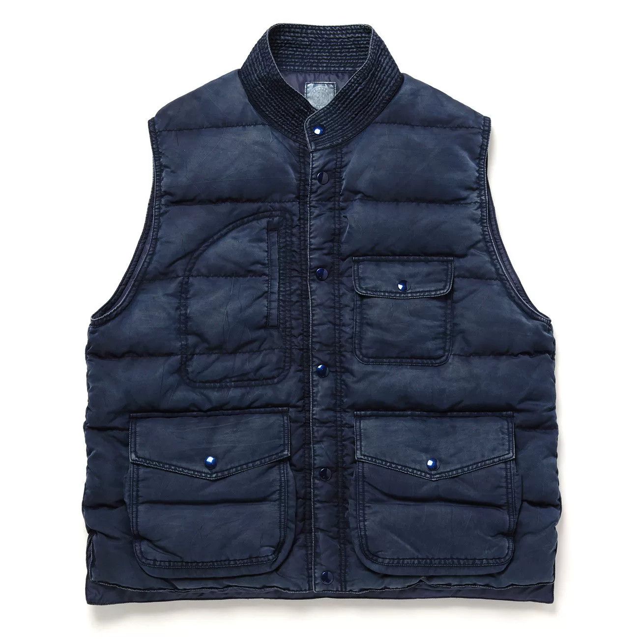 Porter Classic Porter Classic Indigo Dyed Nylon Down Vest Size US M / EU 48-50 / 2 - 7 Thumbnail