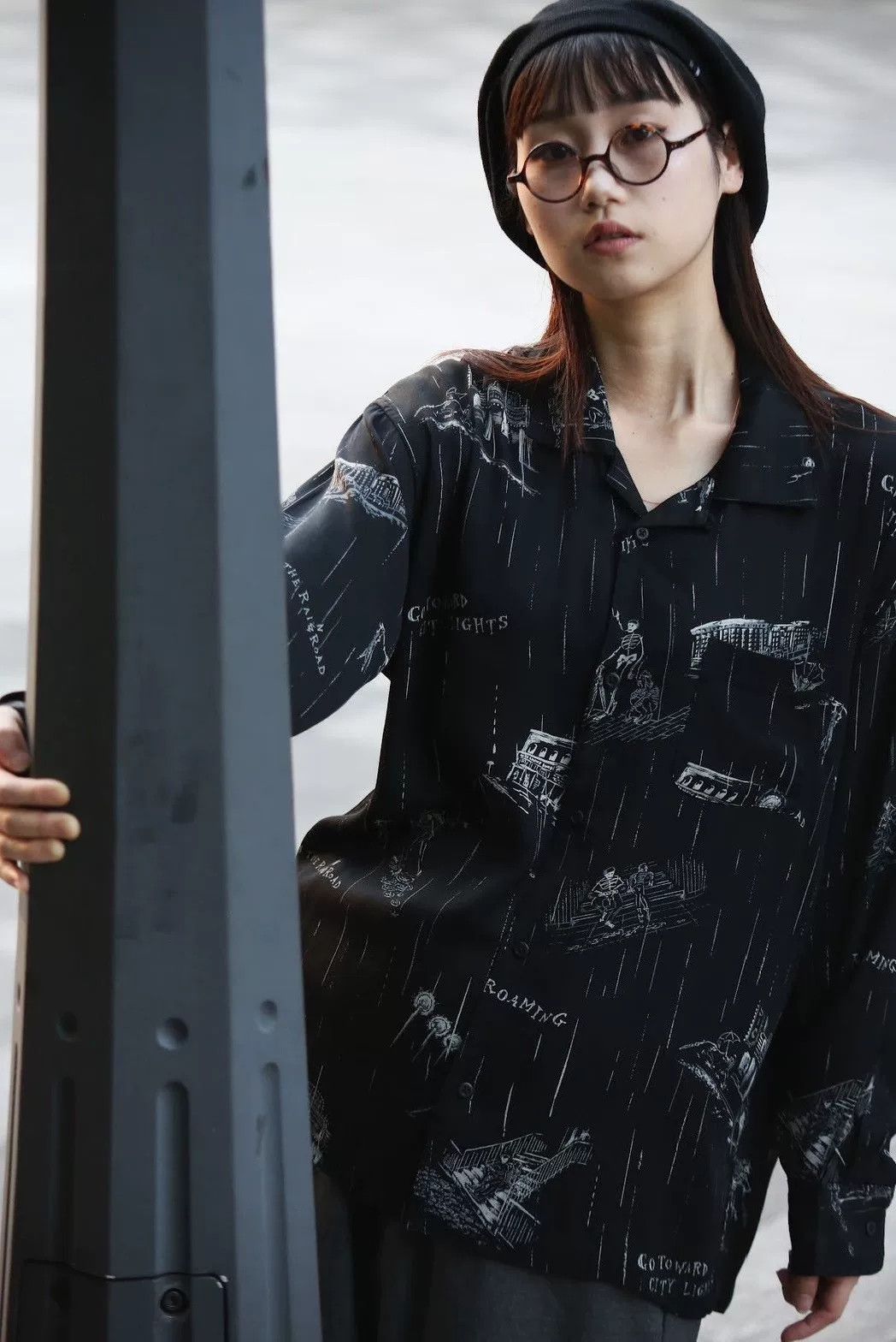 Porter Classic Porter Classic Skull Rainy Night Shirt 23AW Size US L / EU 52-54 / 3 - 5 Thumbnail
