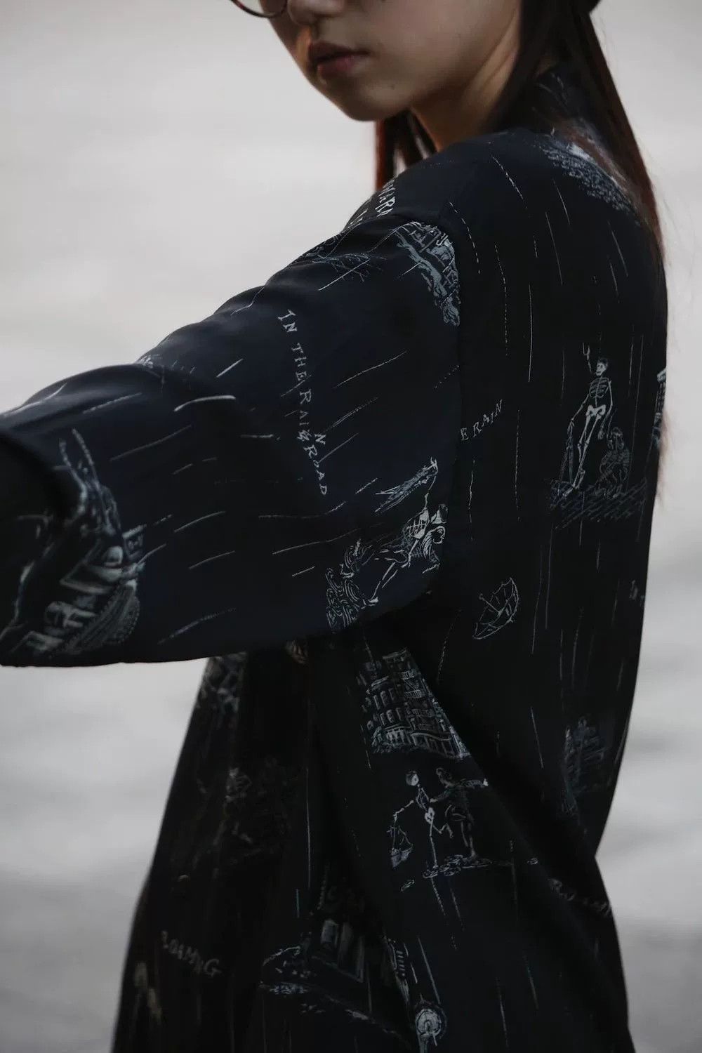 Porter Classic Porter Classic Skull Rainy Night Shirt 23AW Size US L / EU 52-54 / 3 - 8 Thumbnail