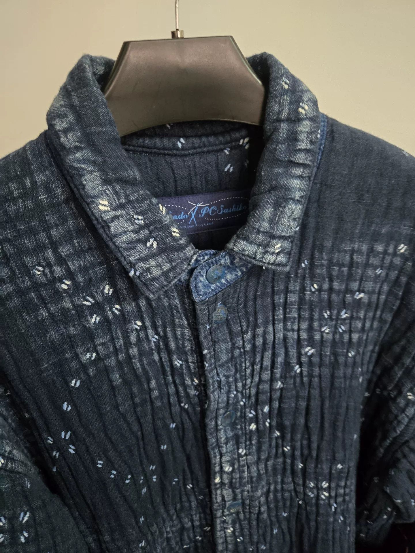 Porter Classic Porter Classic Kogin Cherry Blossom Shirt Jacket Size US M / EU 48-50 / 2 - 3 Thumbnail