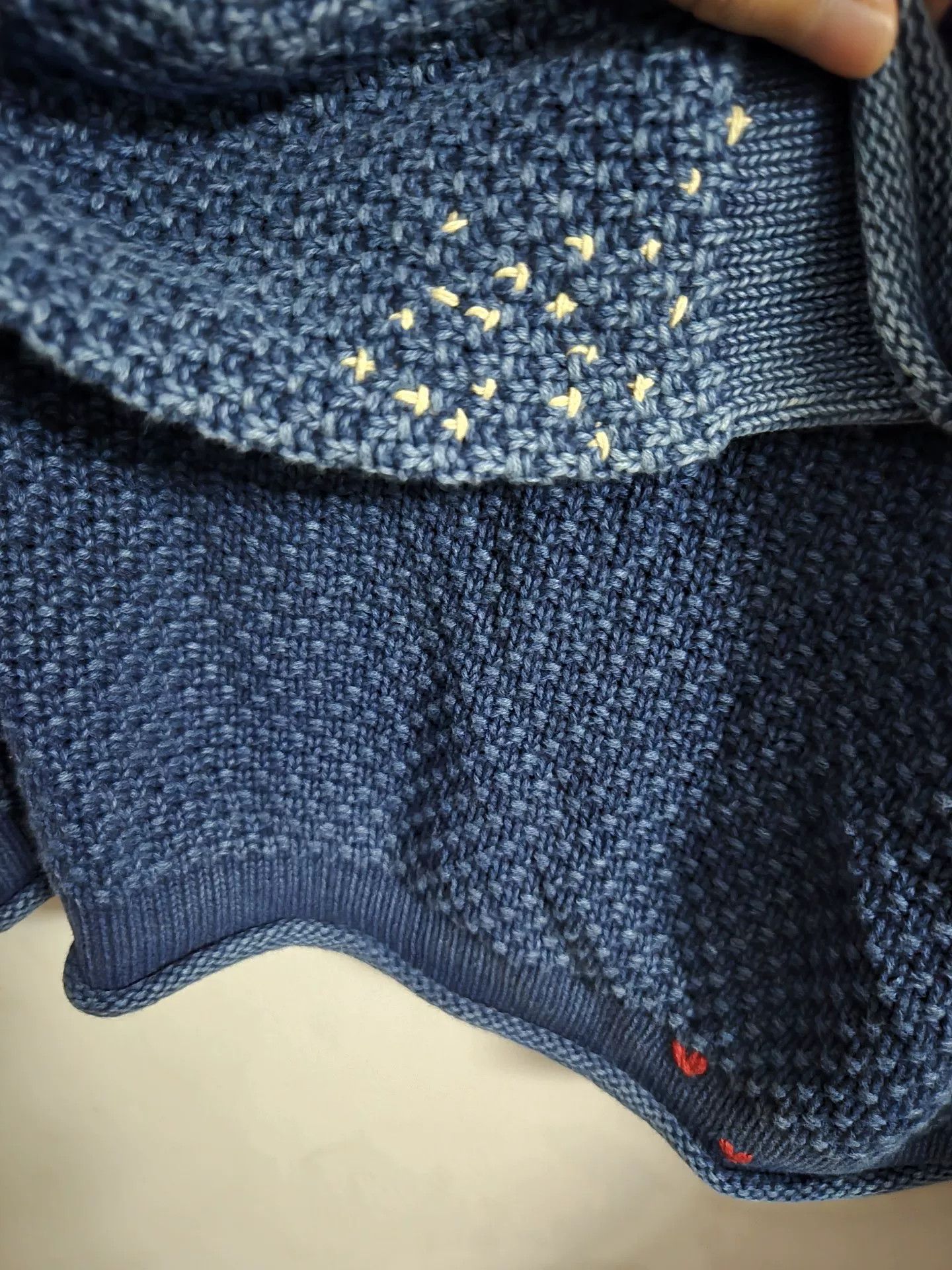 Porter Classic Porter Classic Indigo Sashiko Fisherman Pullover Size US S / EU 44-46 / 1 - 3 Thumbnail