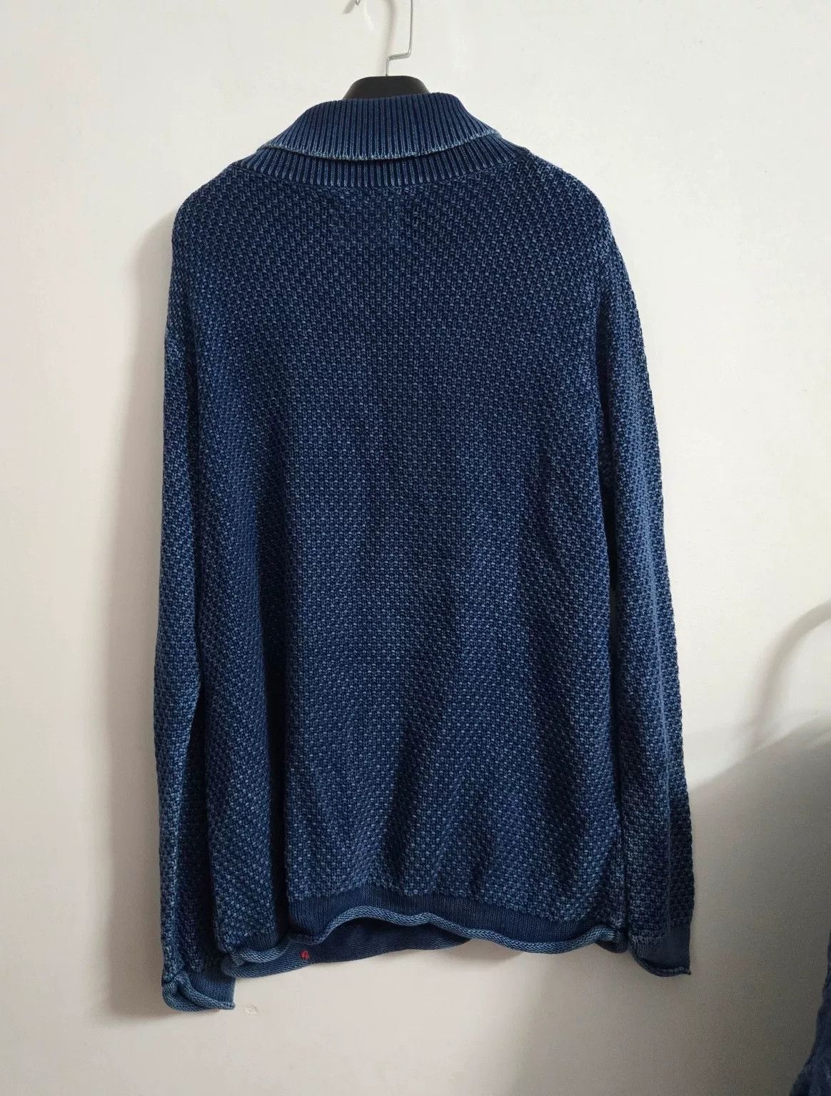 Porter Classic Porter Classic Indigo Sashiko Fisherman Pullover Size US S / EU 44-46 / 1 - 2 Thumbnail
