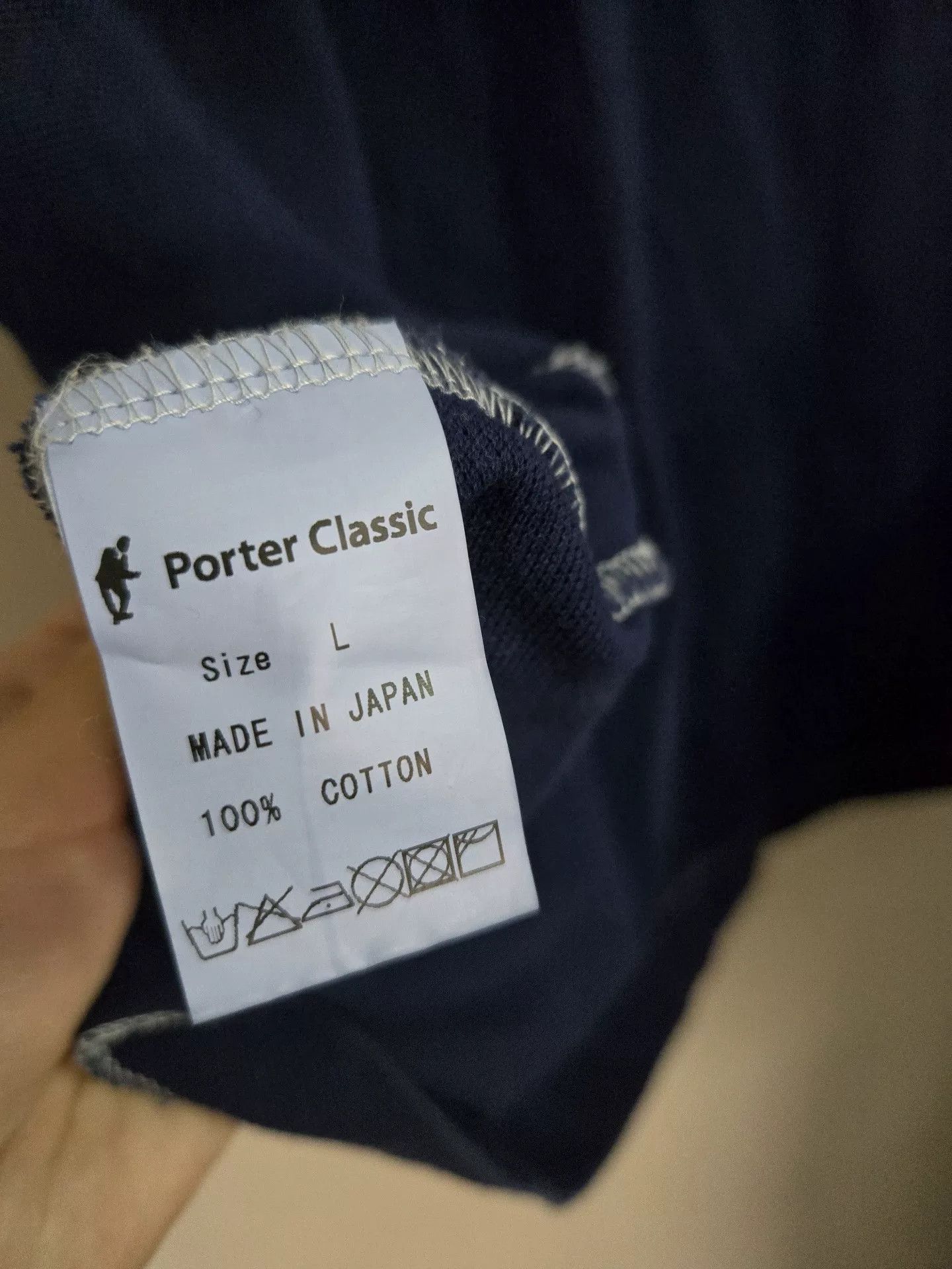Porter Classic Porter Classic Indigo Dye Polo Shirt Size US L / EU 52-54 / 3 - 4 Thumbnail