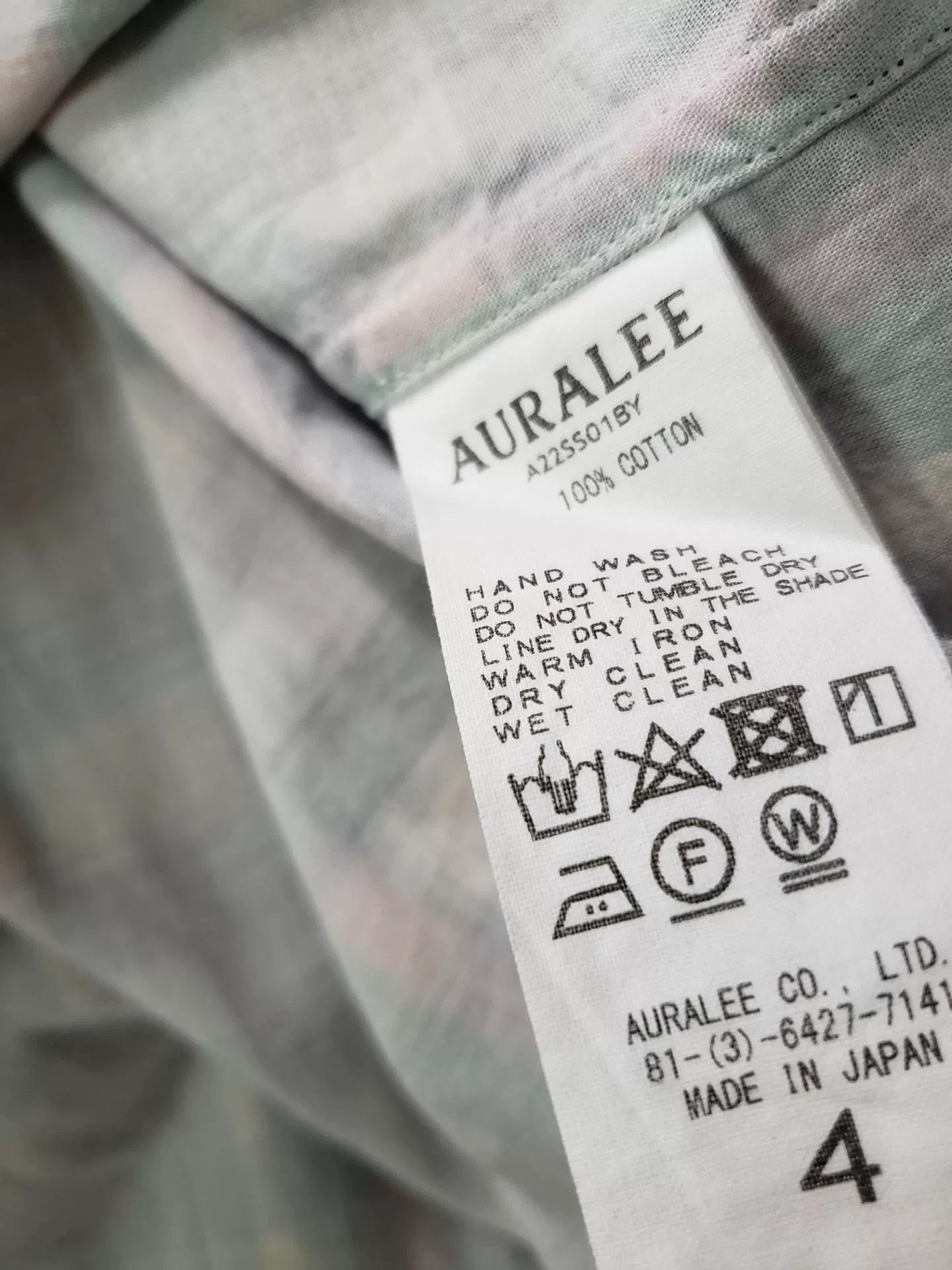 Auralee Auralee 22SS Ginza Limited Egyptian Cotton Shirt Size US XL / EU 56 / 4 - 4 Thumbnail