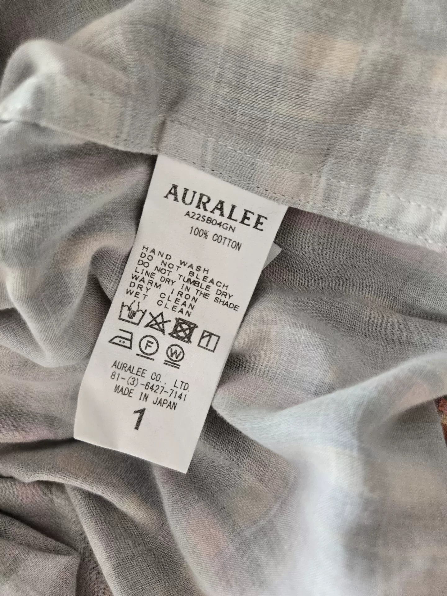 Auralee Auralee 22SS Egyptian Gauze Cotton Gradient Check Jacket Size US S / EU 44-46 / 1 - 5 Thumbnail