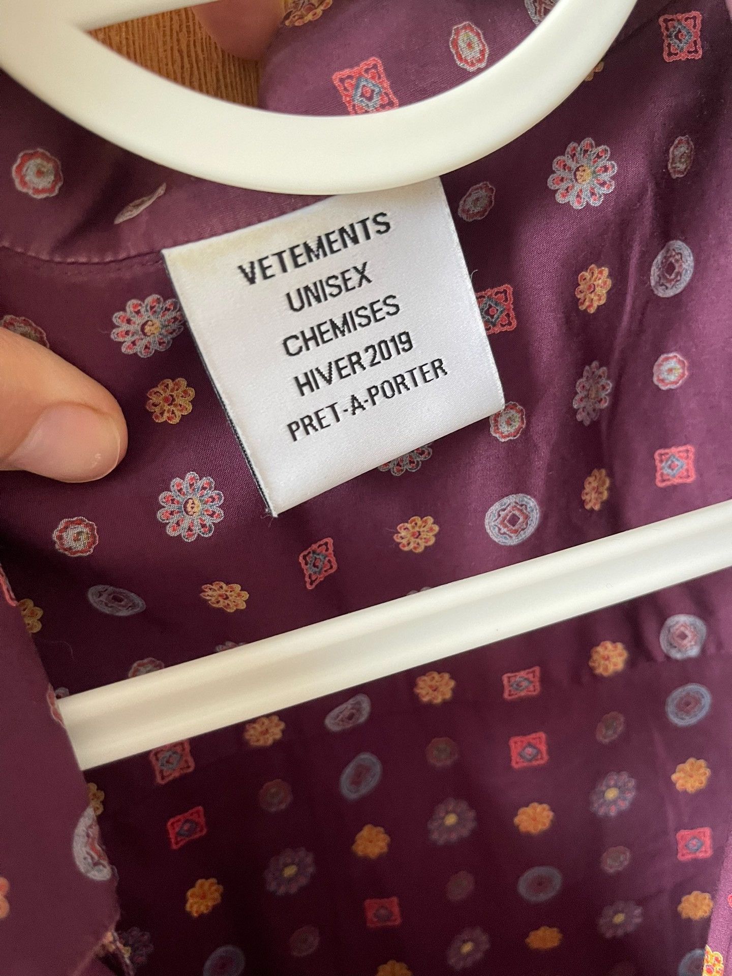 Vetements Vetements Oversized Patch Shirt XS Size XS / US 0-2 / IT 36-38 - 4 Thumbnail