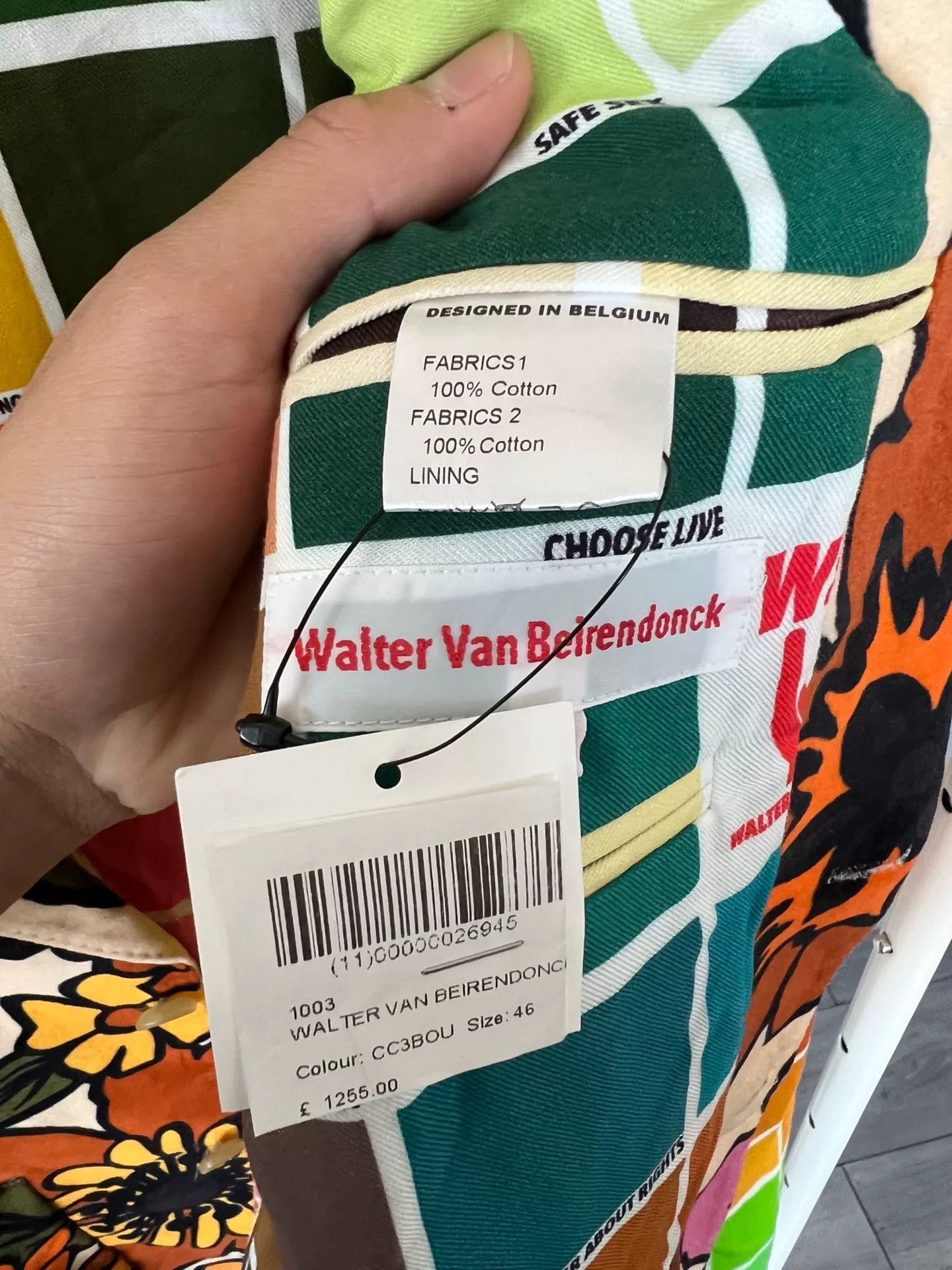 Walter Van Beirendonck Walter Van Beirendonck Printed Blazer Size US S / EU 44-46 / 1 - 6 Thumbnail