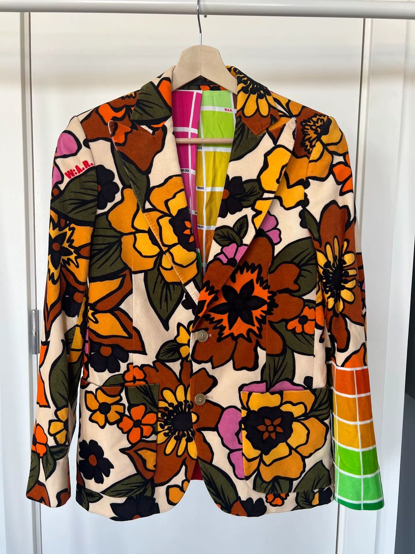 Walter Van Beirendonck Walter Van Beirendonck Printed Blazer Size US S / EU 44-46 / 1 - 7 Thumbnail