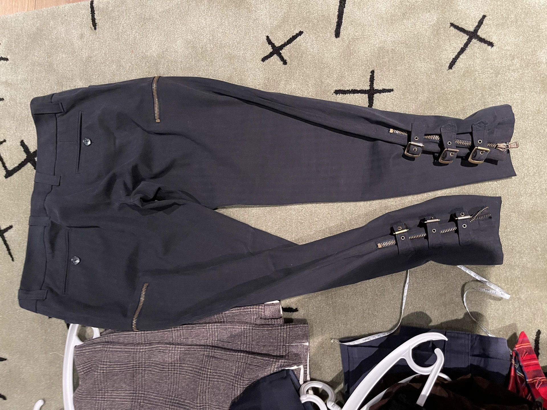 Jean Paul Gaultier Dolce&Gabbana 2002 Ring Zipper Pants Size US 36 / EU 52 - 5 Thumbnail
