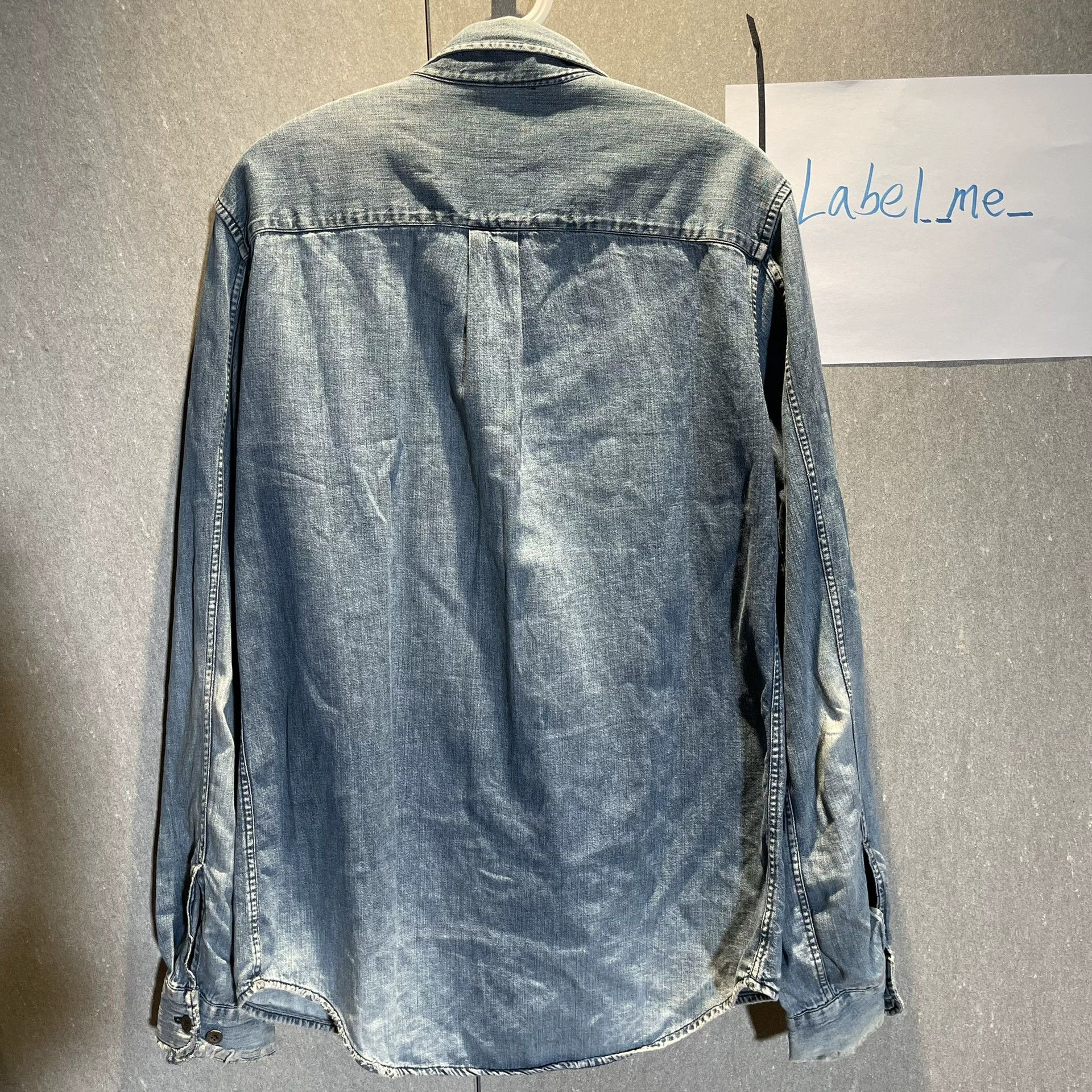 Helmut Lang Helmut Lang 90s Denim Shirt Size US M / EU 48-50 / 2 - 2 Thumbnail