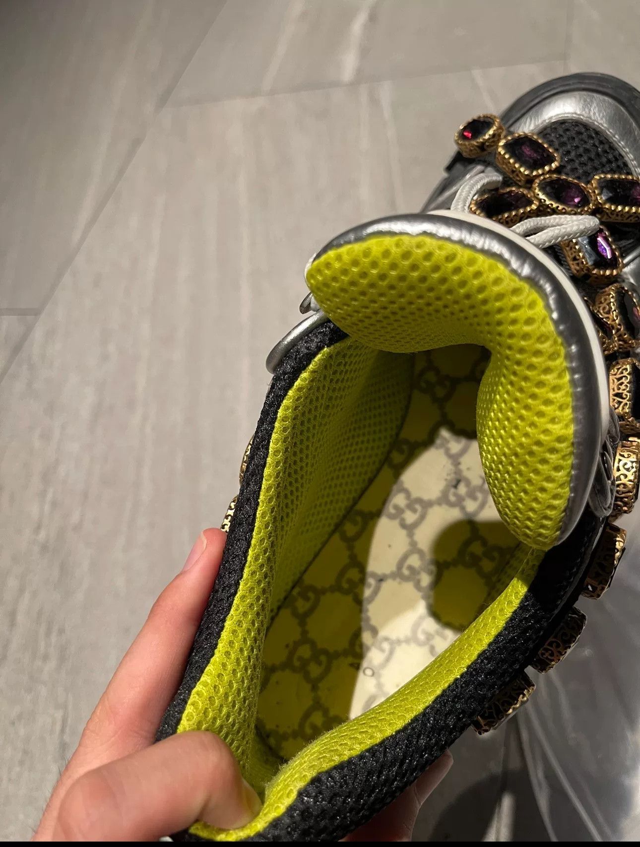 Gucci Gucci Runway Gem Detachable Dad Shoes Size US 7 / EU 40 - 9 Thumbnail
