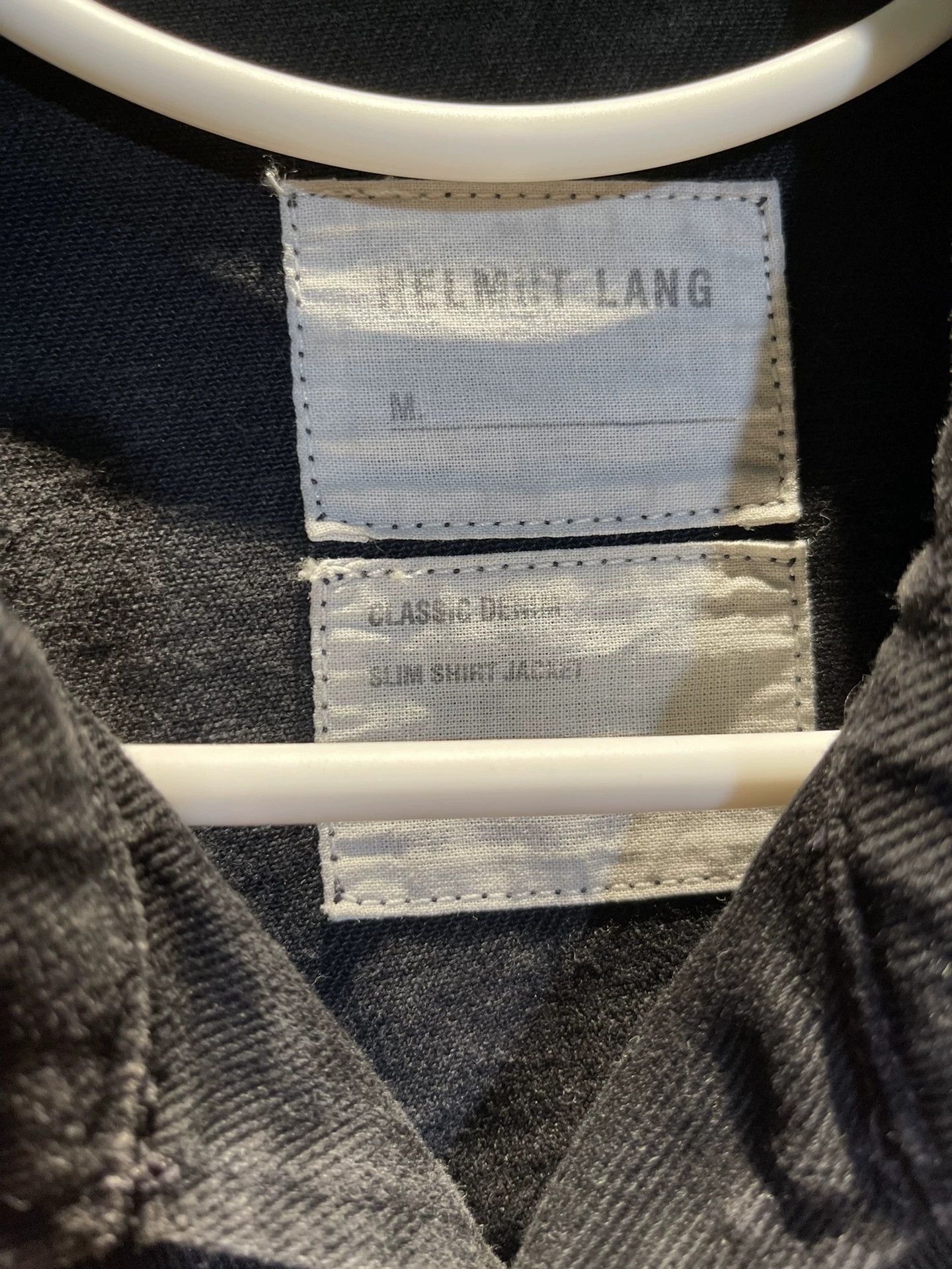 Helmut Lang Helmut Lang 2003 Slim Denim Shirt Jacket Size US S / EU 44-46 / 1 - 3 Thumbnail