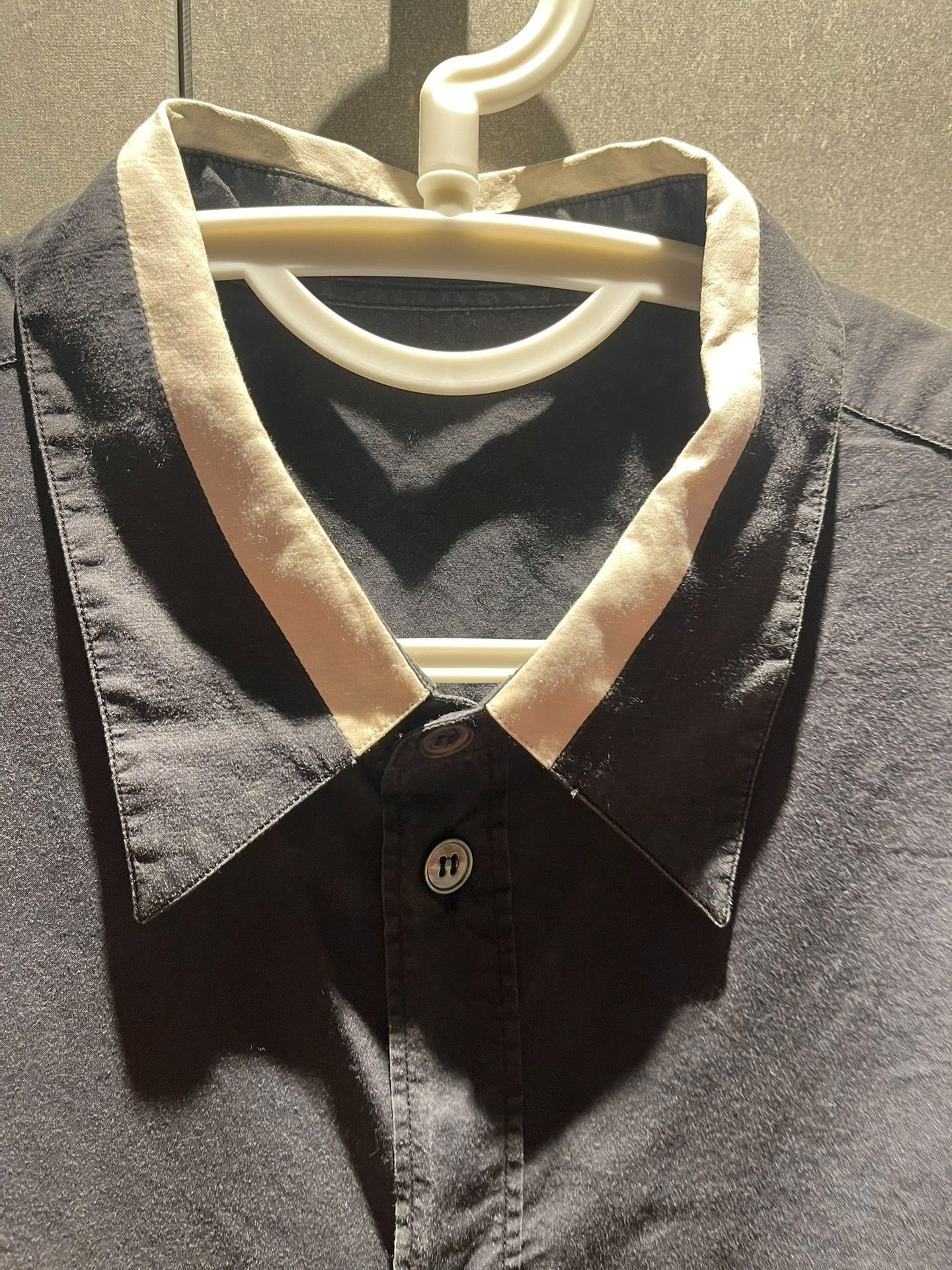 Helmut Lang Helmut Lang 96SS Contrast Collar Shirt Size US M / EU 48-50 / 2 - 2 Thumbnail