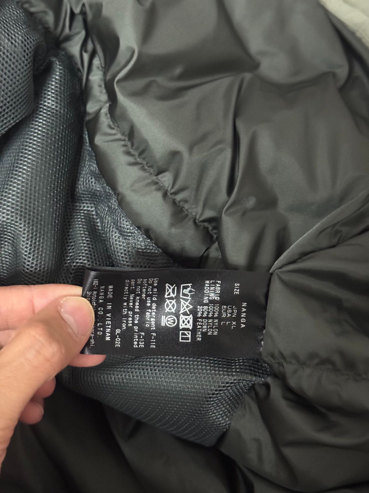 NANGA NANGA Down Jacket Size US XL / EU 56 / 4 - 7 Thumbnail