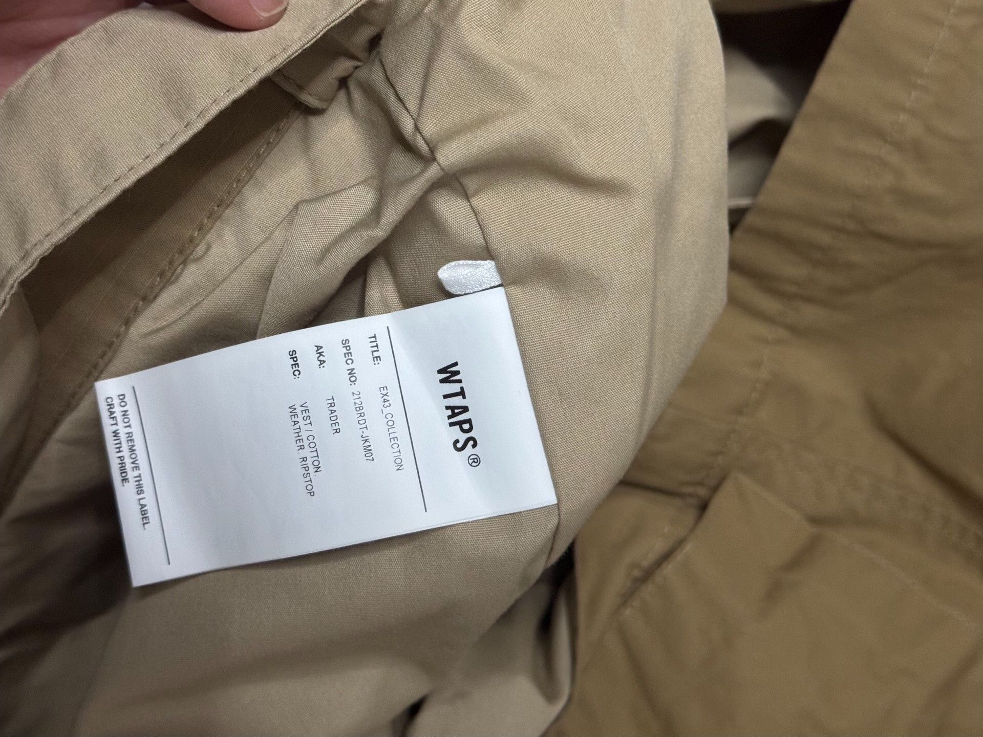 Wtaps WTAPS 21AW TRADER VEST Size US L / EU 52-54 / 3 - 8 Thumbnail