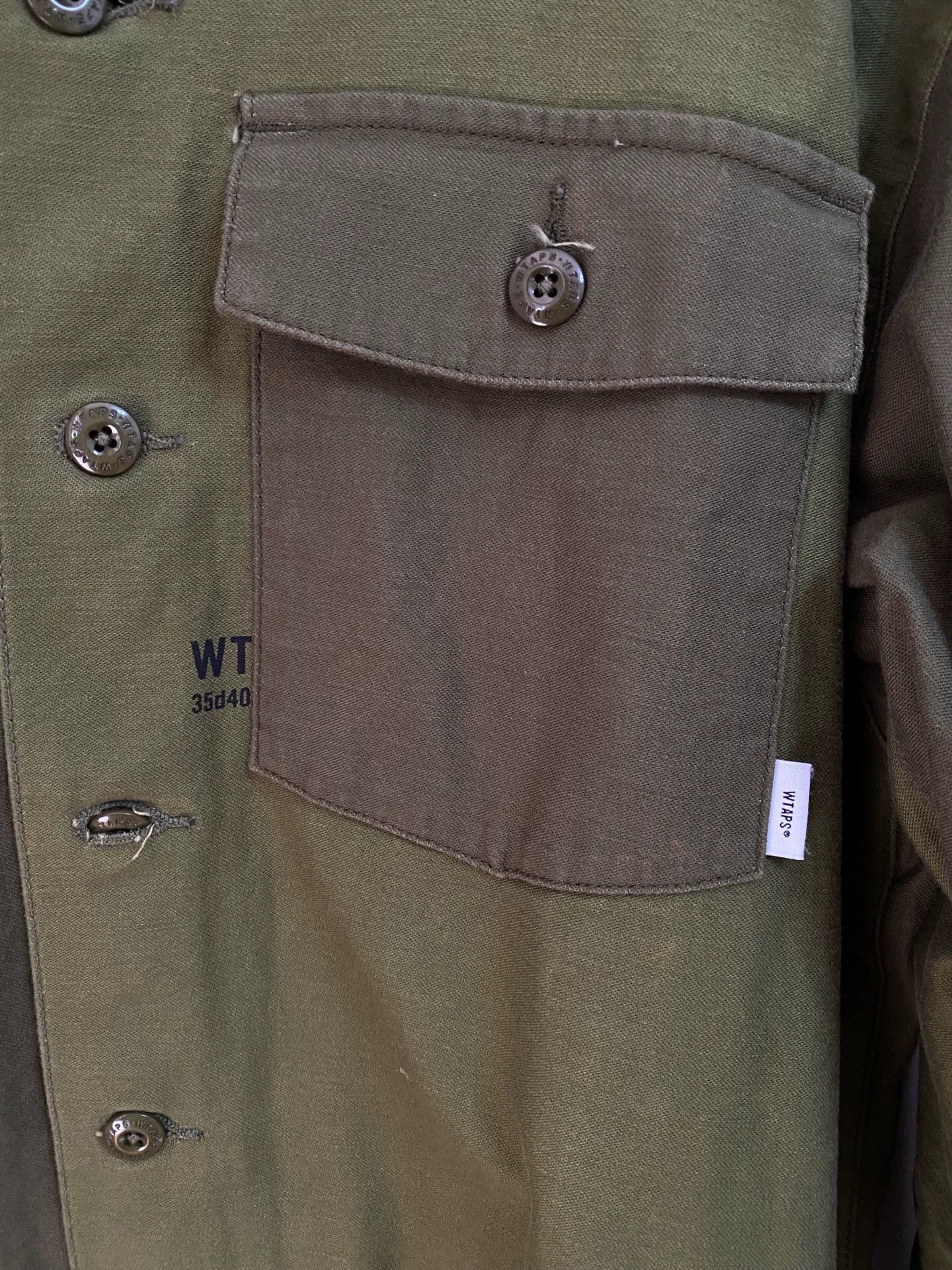 Wtaps WTAPS BUDS SATIN 18AW Two-Pocket Jacket Size US M / EU 48-50 / 2 - 2 Thumbnail