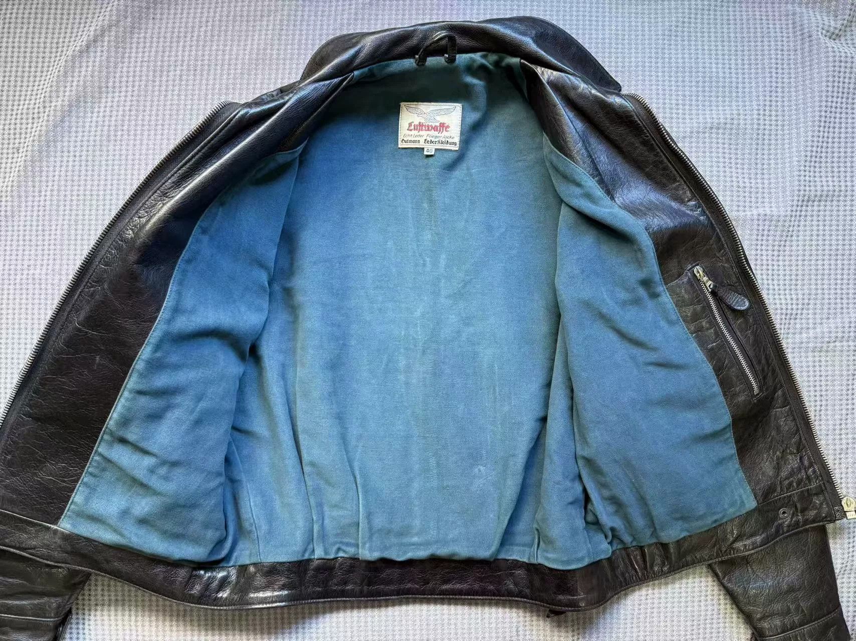 Eastman Leather Clothing Eastman Leather German Pilot Jacket Size US XXS / EU 40 - 8 Thumbnail
