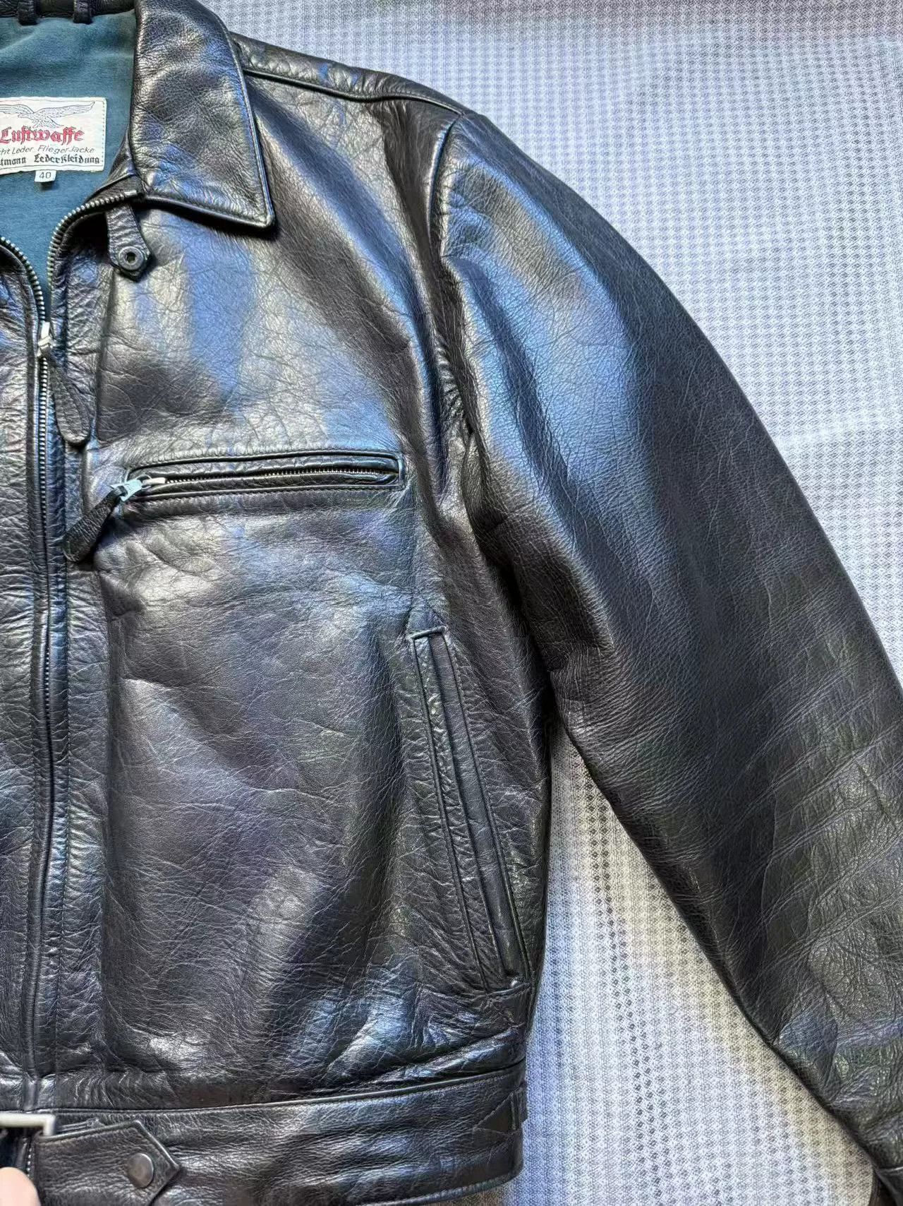 Eastman Leather Clothing Eastman Leather German Pilot Jacket Size US XXS / EU 40 - 5 Thumbnail