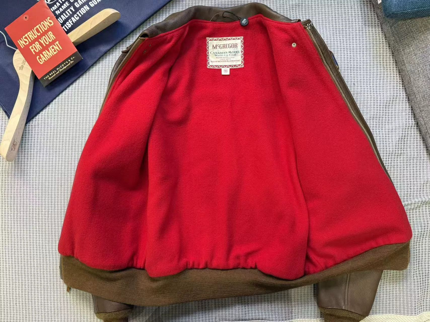 The Real McCoy's Real McCoy A2 Sheepskin Jacket Size US XXS / EU 40 - 7 Thumbnail