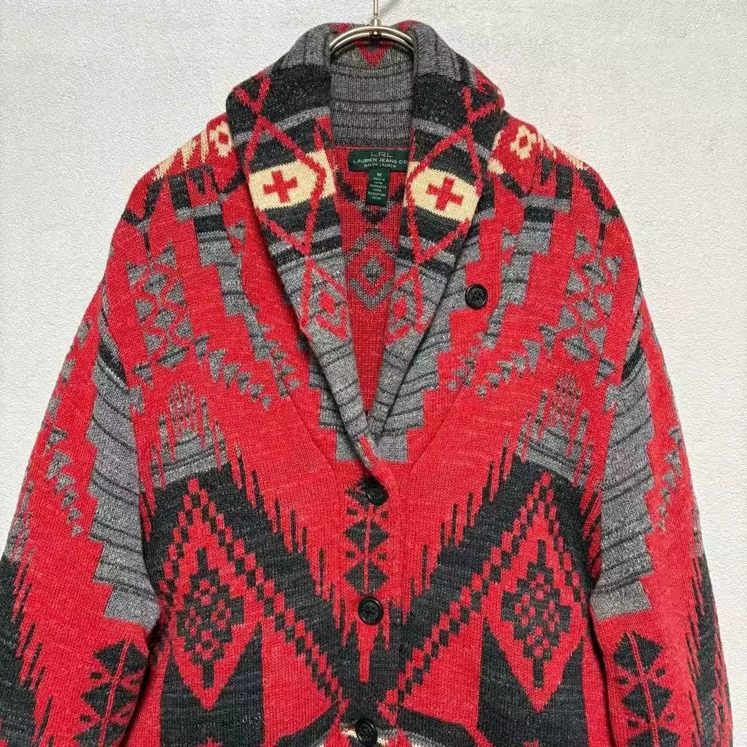 RRL Ralph Lauren RALPH LAUREN RRL Indian Totem Cardigan Size US M / EU 48-50 / 2 - 2 Thumbnail