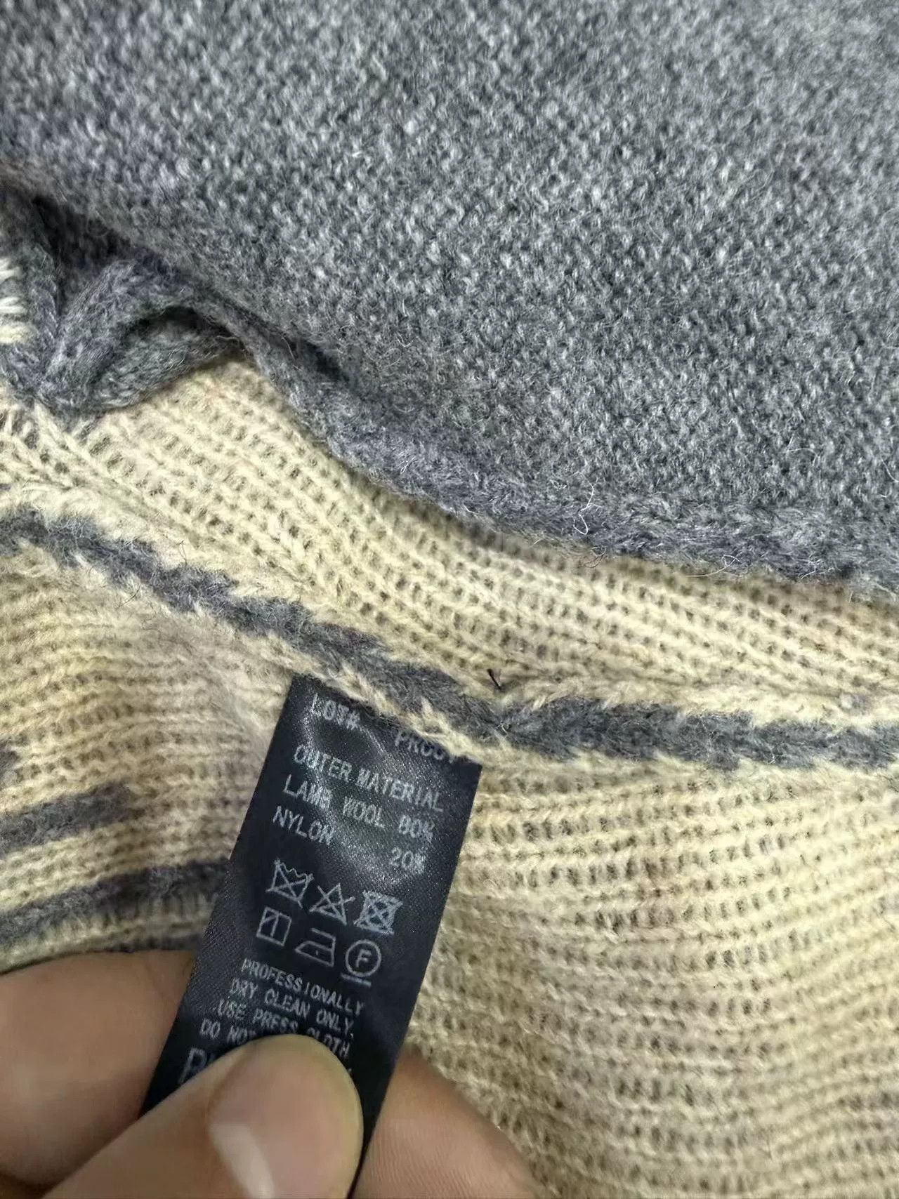 Pherrow's Pherrow Navajo Wool Coat Sweater Size US XXS / EU 40 - 8 Thumbnail