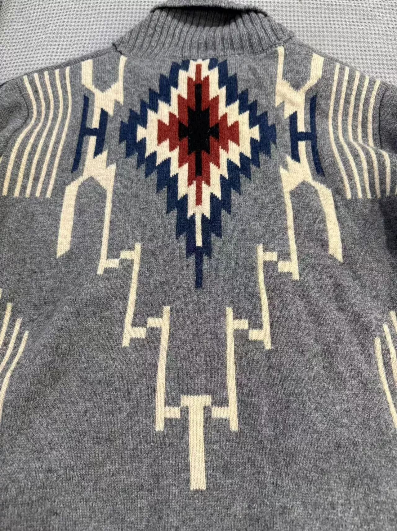 Pherrow's Pherrow Navajo Wool Coat Sweater Size US XXS / EU 40 - 4 Thumbnail