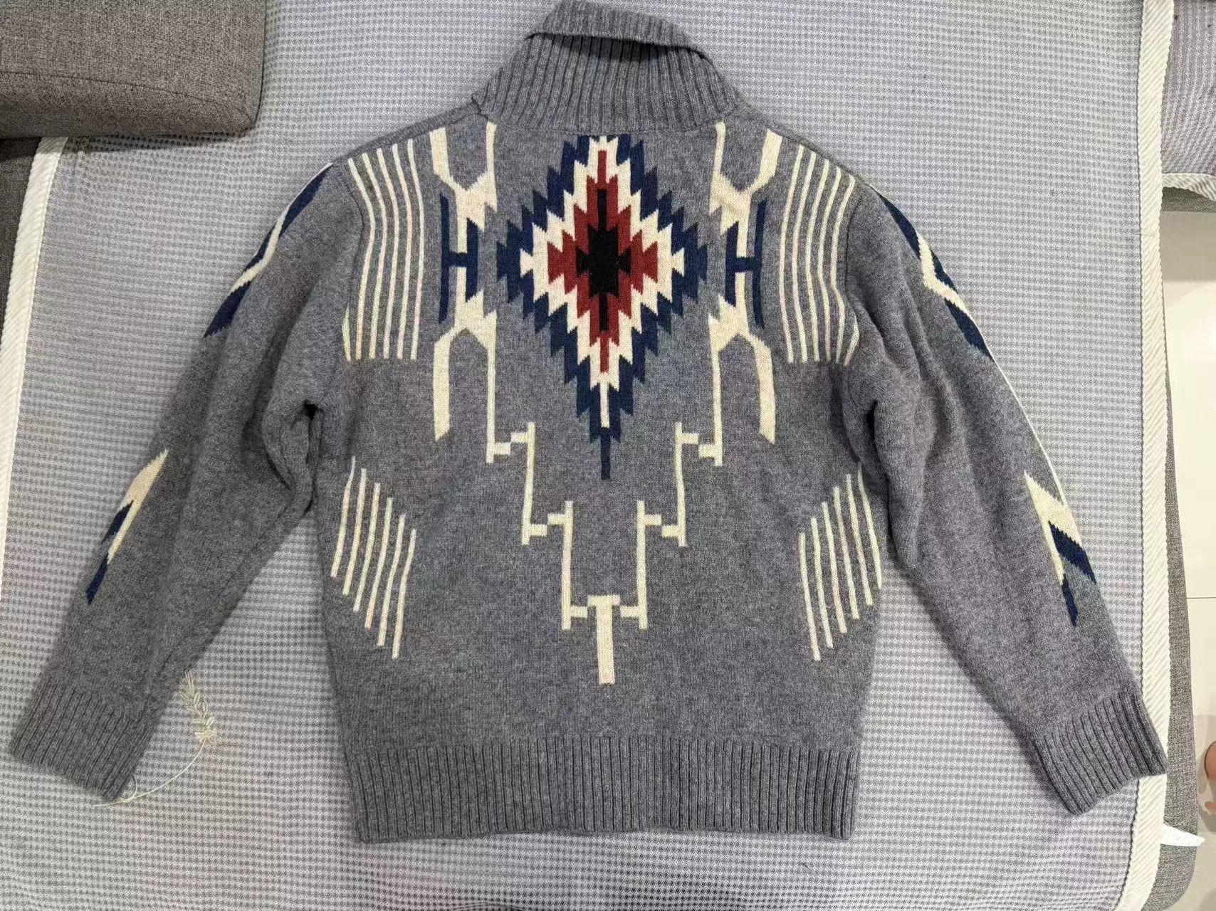Pherrow's Pherrow Navajo Wool Coat Sweater Size US XXS / EU 40 - 2 Thumbnail