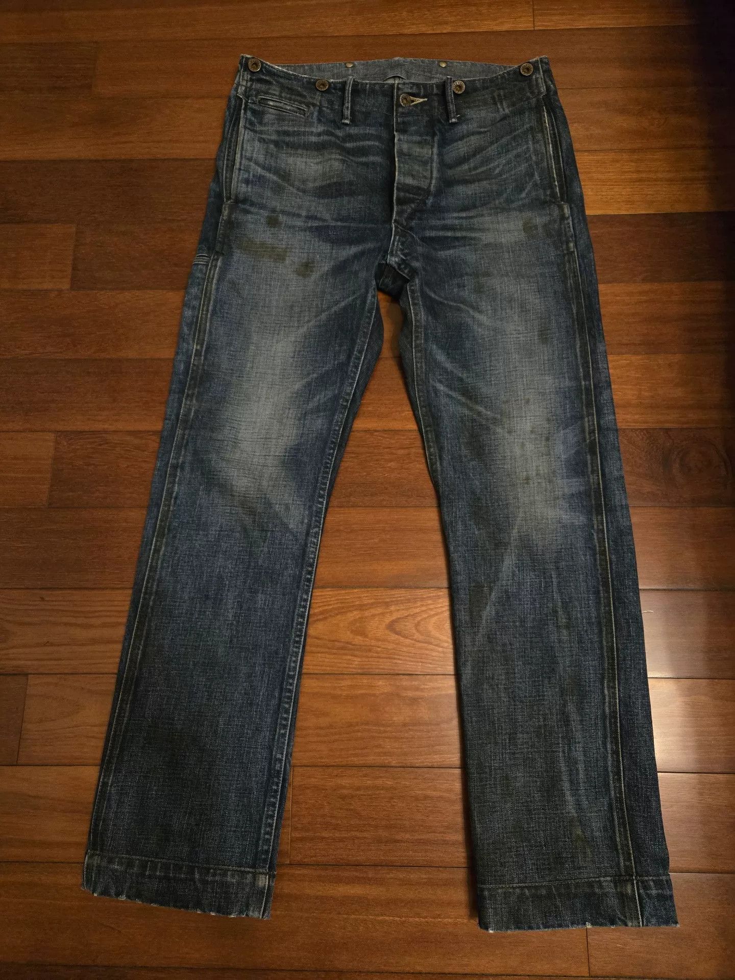 RRL Ralph Lauren RRL US NAVY Distressed Military Pants Size US 26 / EU 42 - 2 Thumbnail