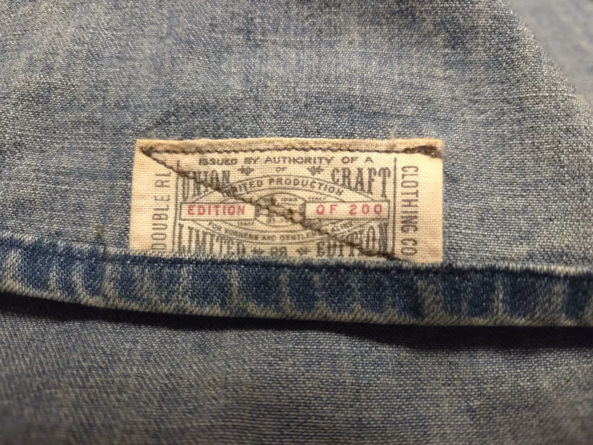 RRL Ralph Lauren RRL Navy Prisoner Style Shirt Size US M / EU 48-50 / 2 - 5 Thumbnail