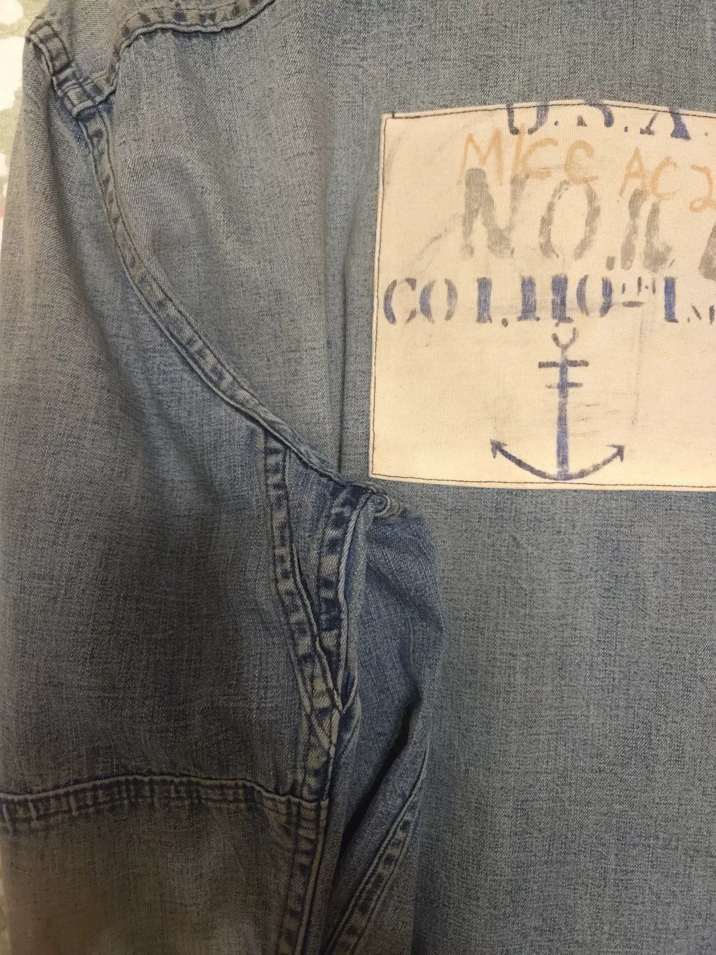 RRL Ralph Lauren RRL Navy Prisoner Style Shirt Size US M / EU 48-50 / 2 - 8 Thumbnail