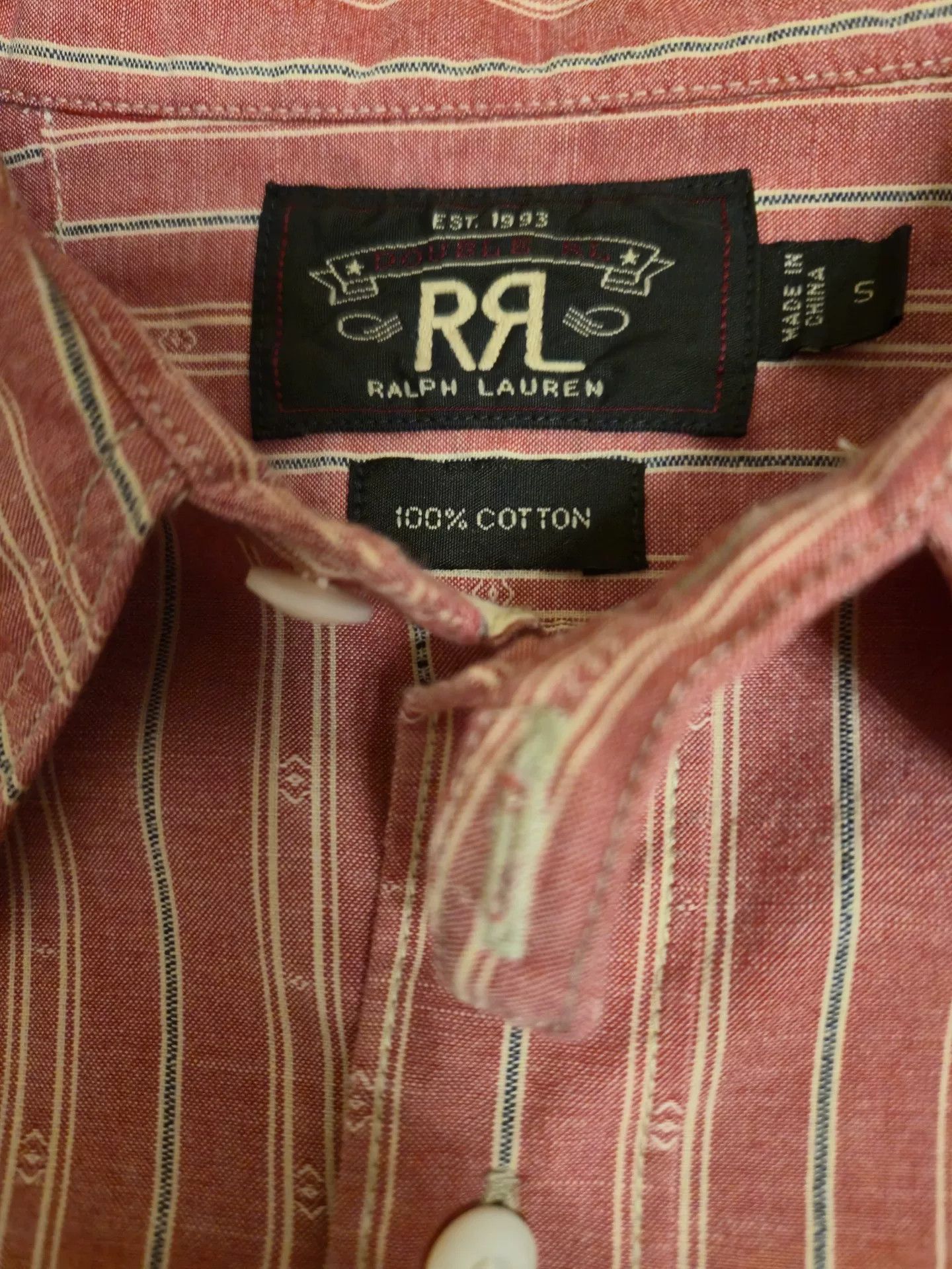 RRL Ralph Lauren RRL Striped Shirt Size US S / EU 44-46 / 1 - 5 Thumbnail