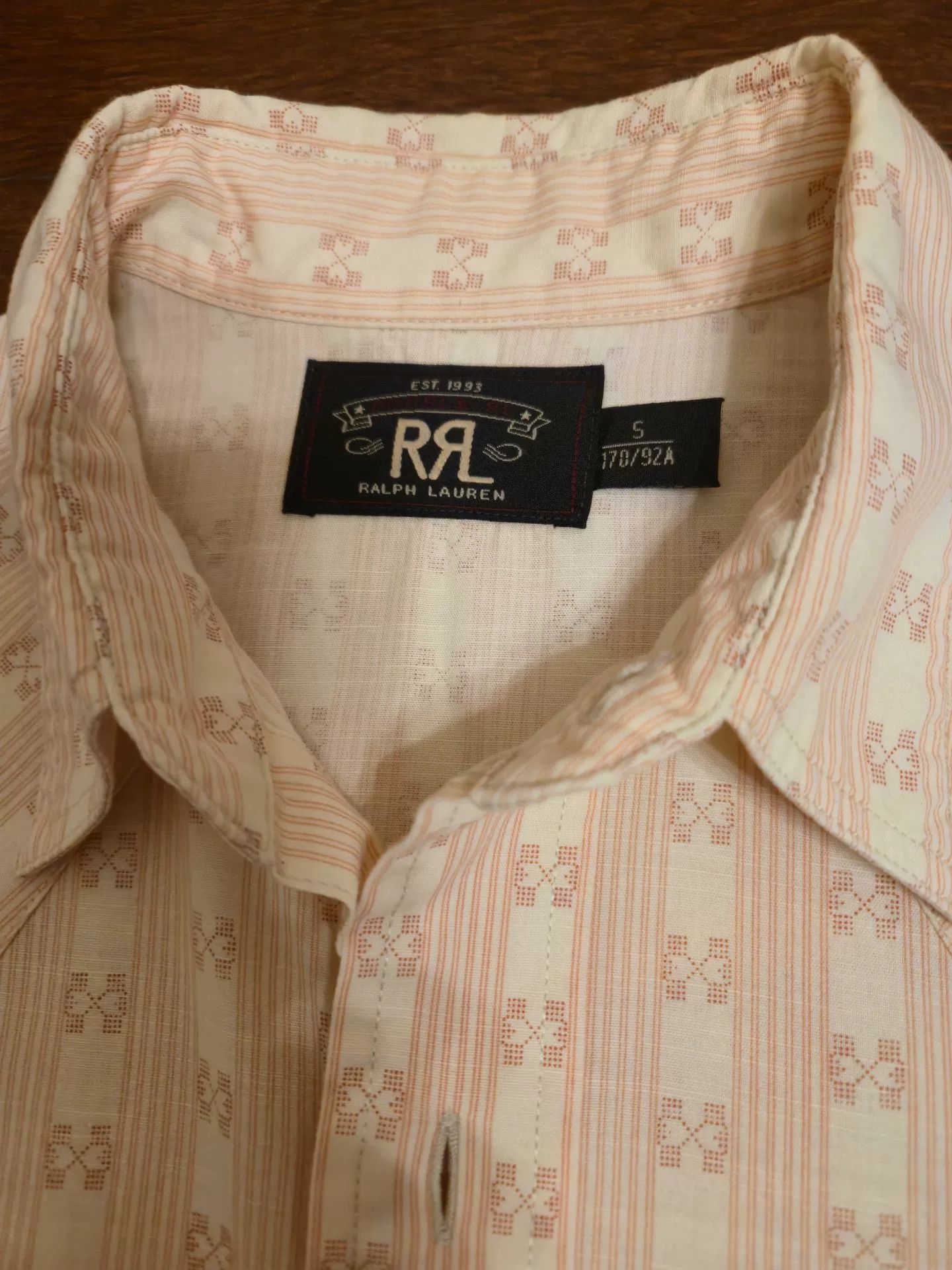 RRL Ralph Lauren RRL Jacquard Western Shirt Size US S / EU 44-46 / 1 - 2 Thumbnail
