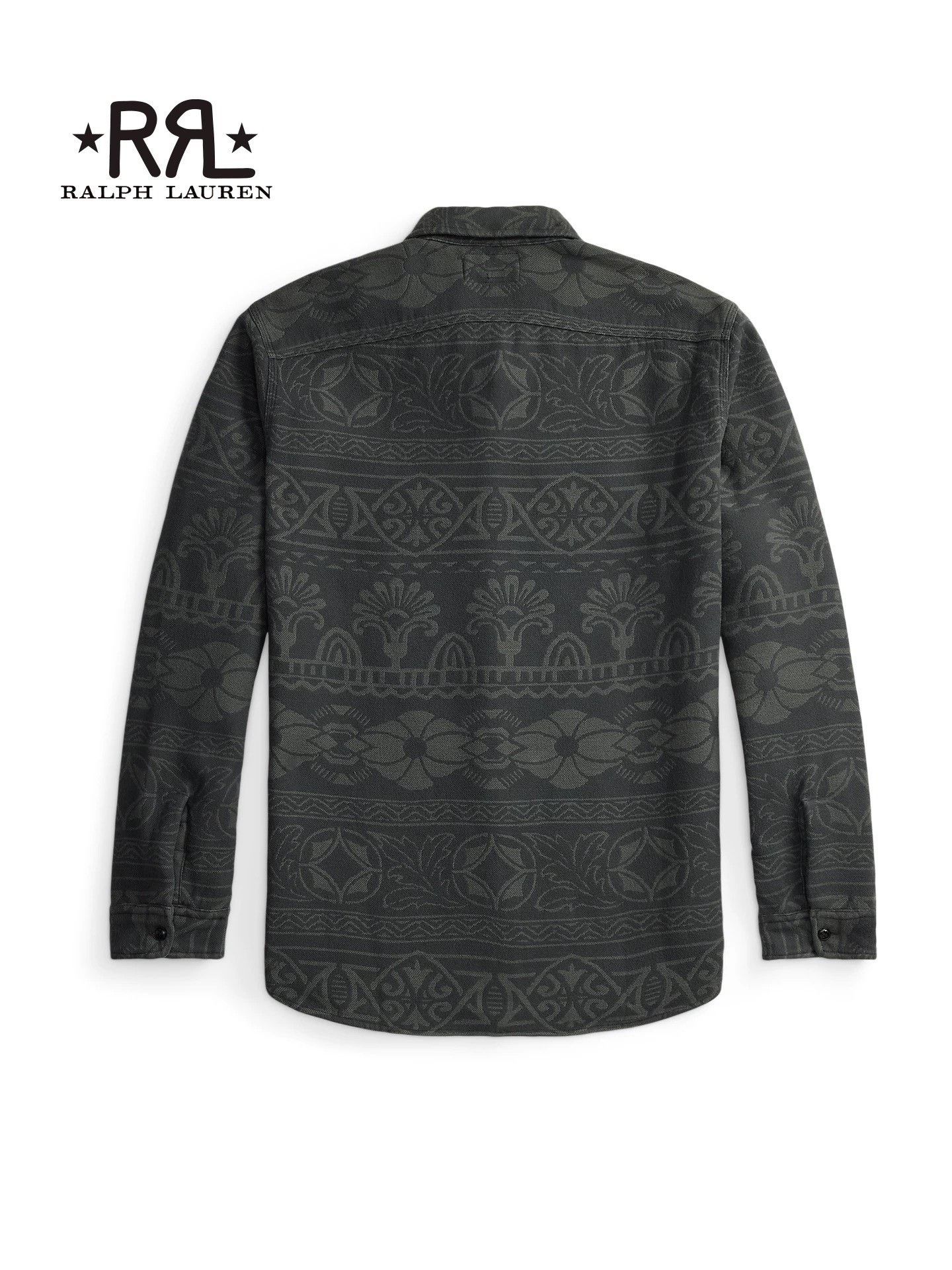 RRL Ralph Lauren RRL 2026 Spring Jacquard Cotton Work Shirt Size US M / EU 48-50 / 2 - 2 Thumbnail