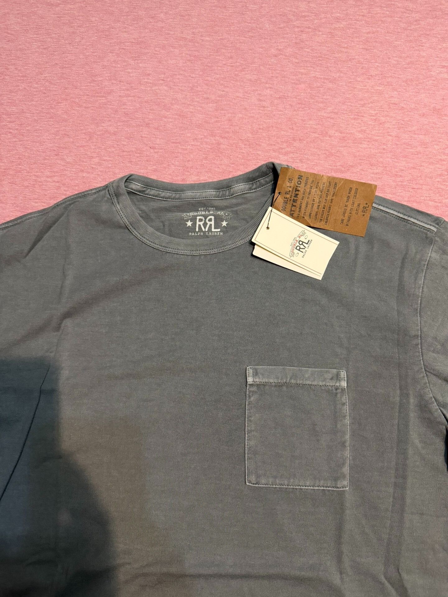 RRL Ralph Lauren RRL Washed Dyed Pocket T-Shirt New Size US M / EU 48-50 / 2 - 3 Thumbnail