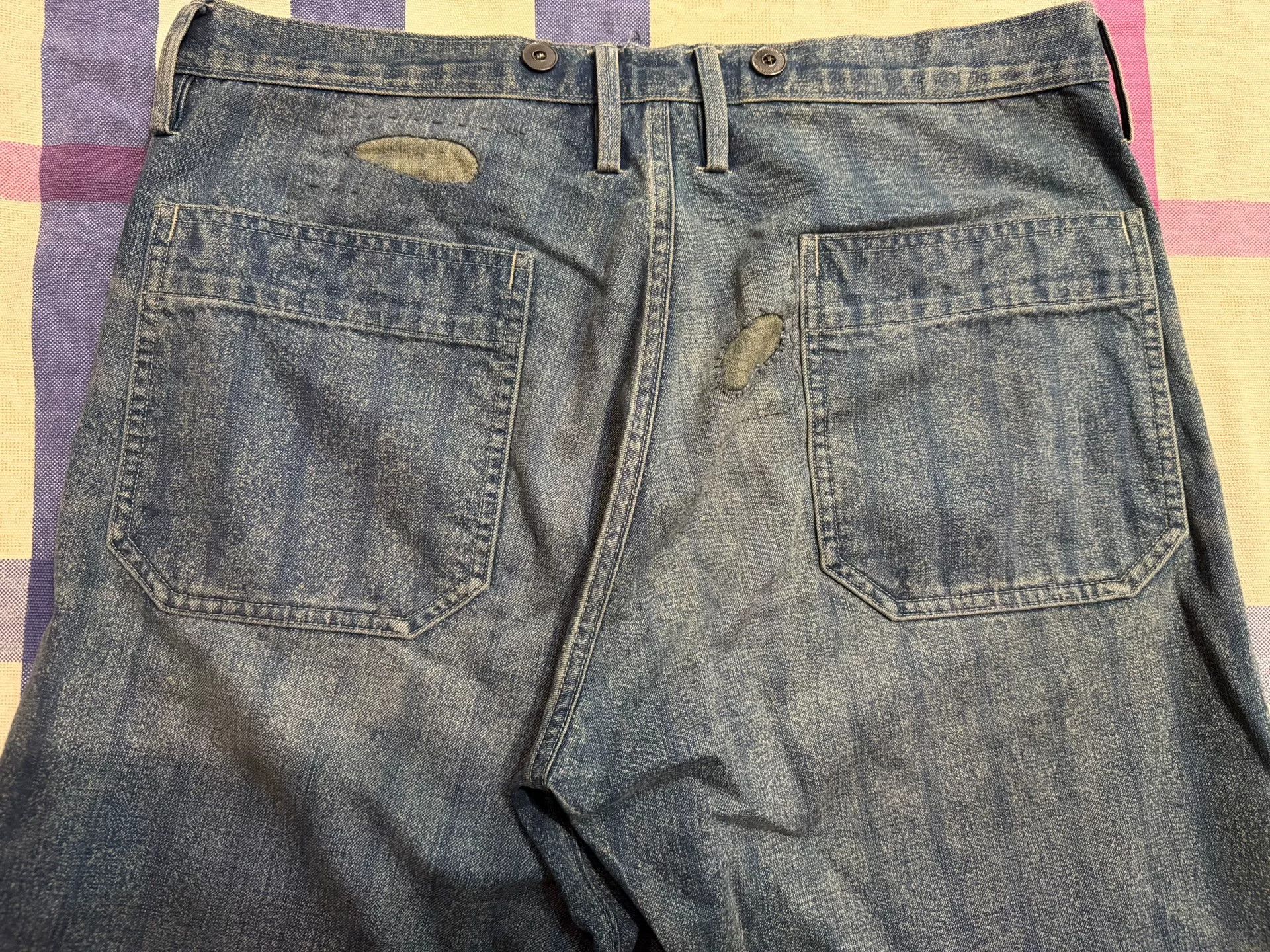 RRL Ralph Lauren RRL Early Washed Distressed Work Pants Size US 32 / EU 48 - 7 Thumbnail