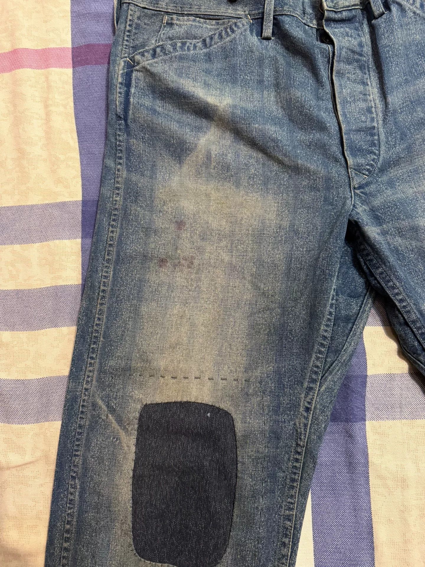 RRL Ralph Lauren RRL Early Washed Distressed Work Pants Size US 32 / EU 48 - 3 Thumbnail