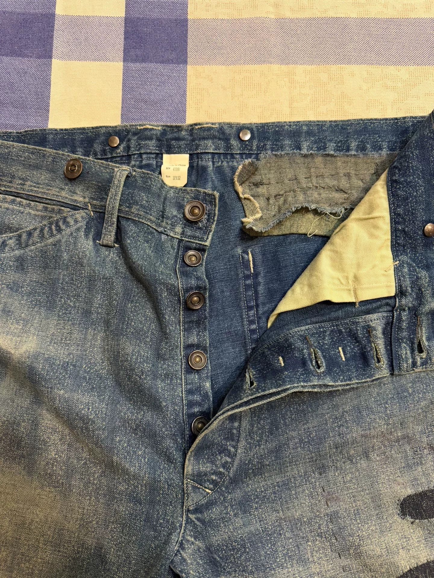 RRL Ralph Lauren RRL Early Washed Distressed Work Pants Size US 32 / EU 48 - 5 Thumbnail