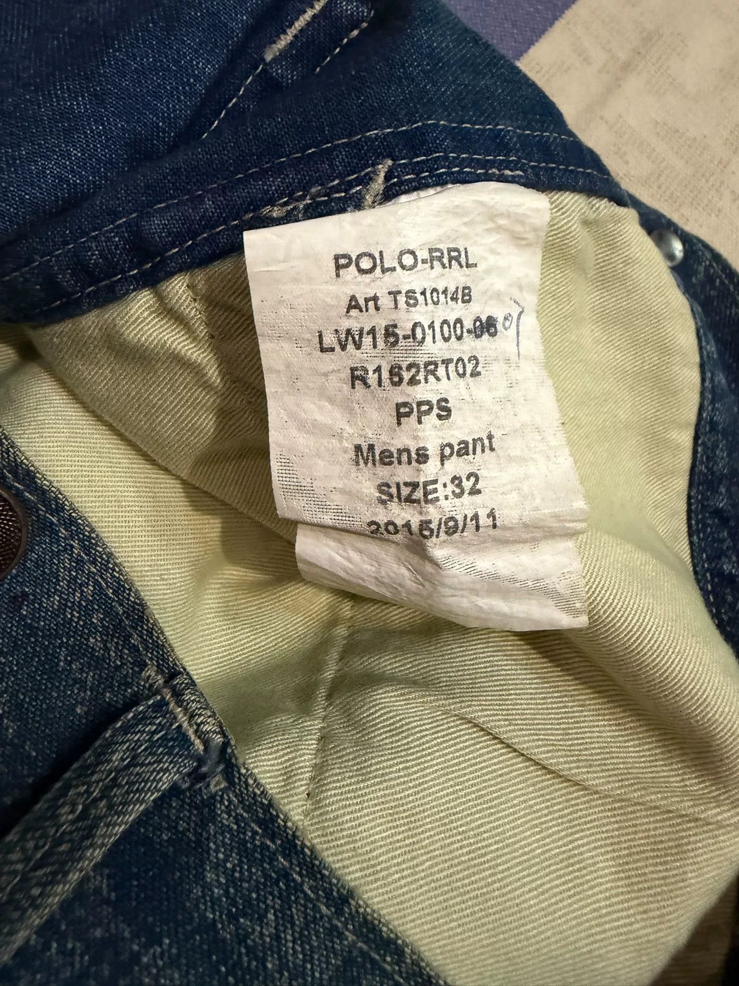 RRL Ralph Lauren RRL Early Washed Distressed Work Pants Size US 32 / EU 48 - 9 Thumbnail